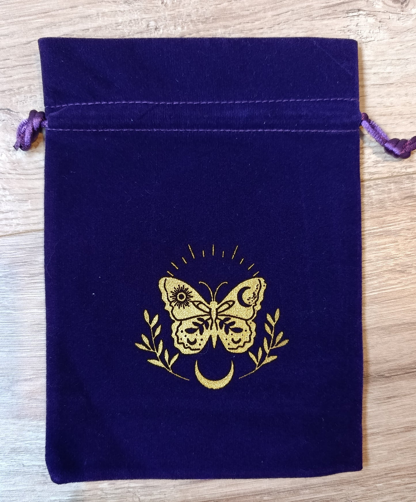 Pochette de rangement en velours