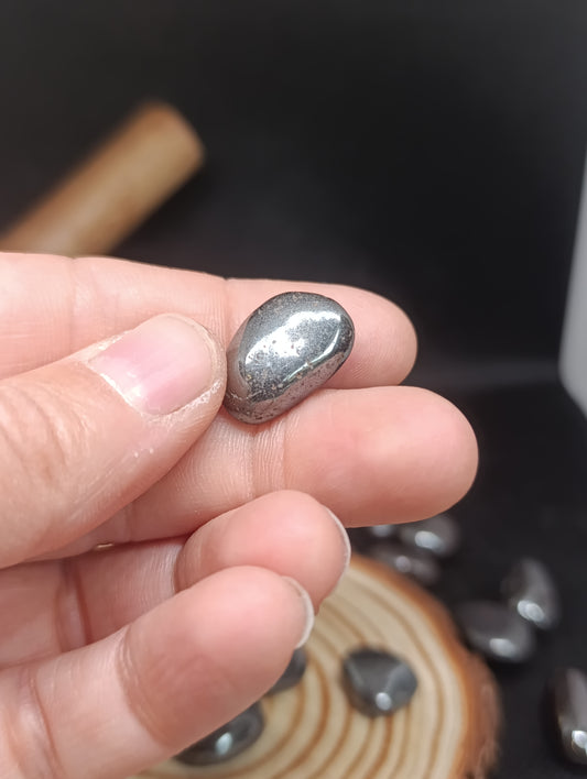 Pierre roulée mini Hématite (x5)