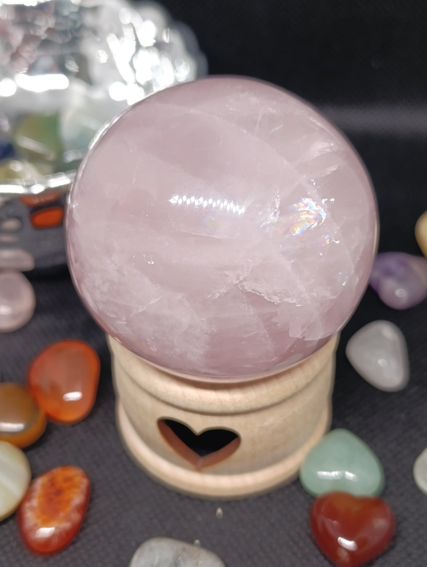 Sphère en Quartz rose - 207gr