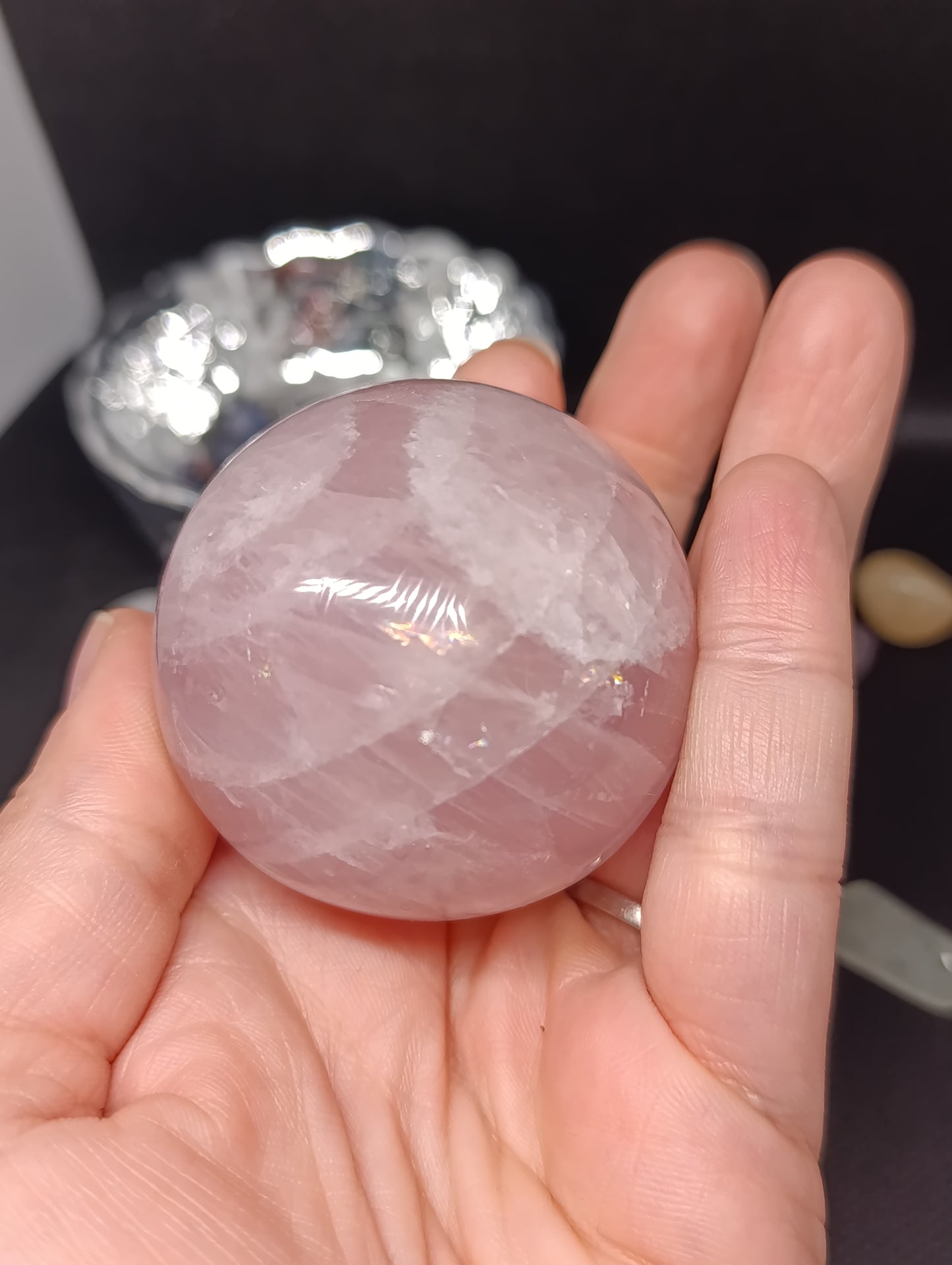 Sphère en Quartz rose - 207gr