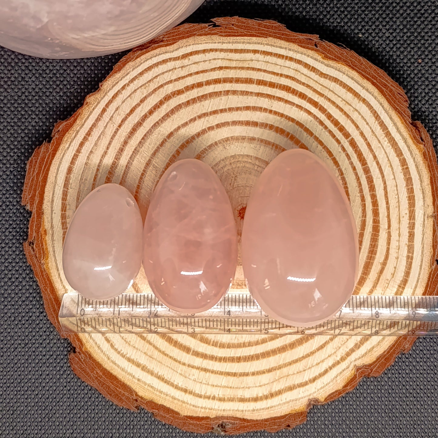 Oeuf percé Quartz rose