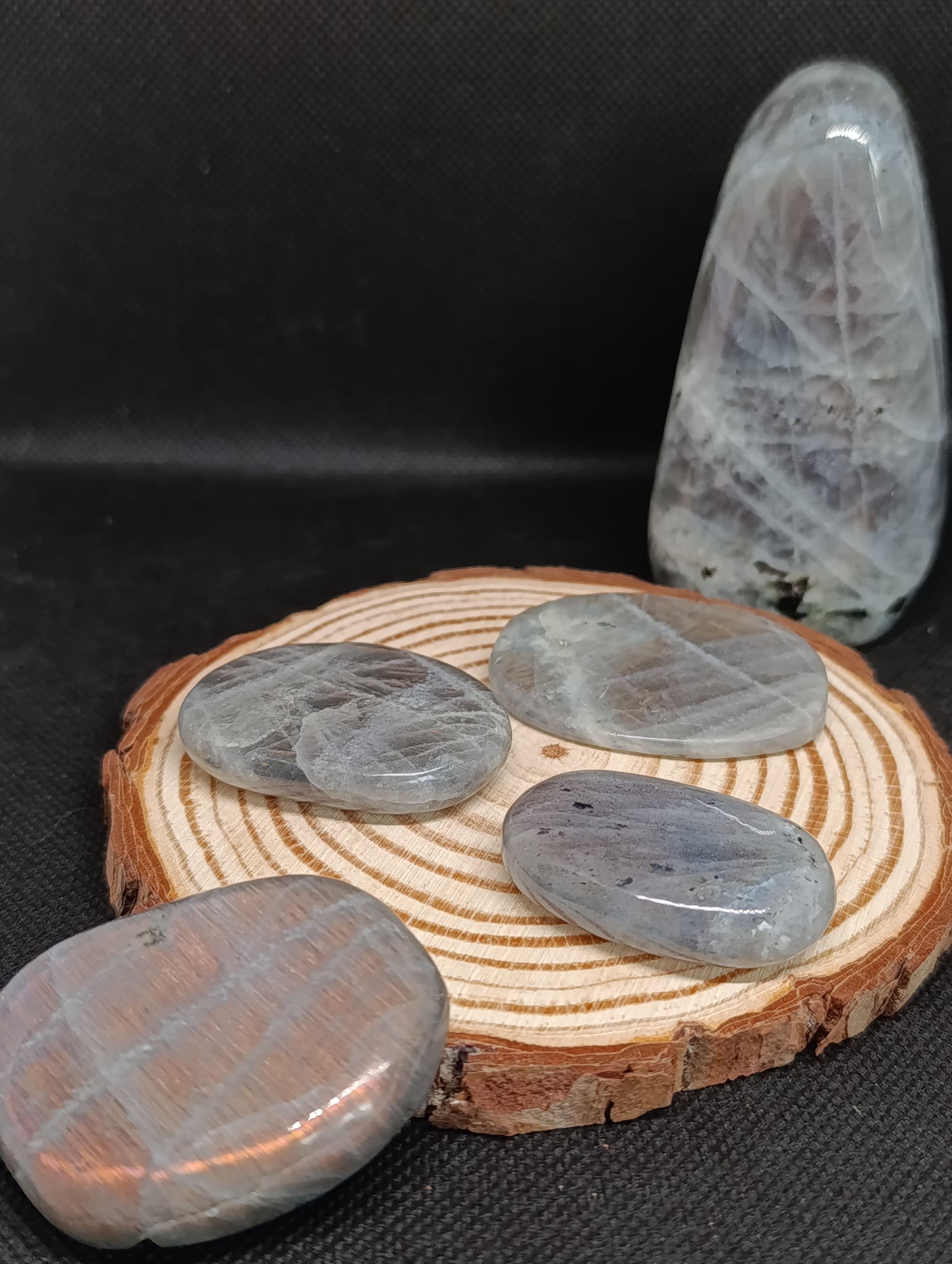 Pierre plate Labradorite violette - Qualité AA