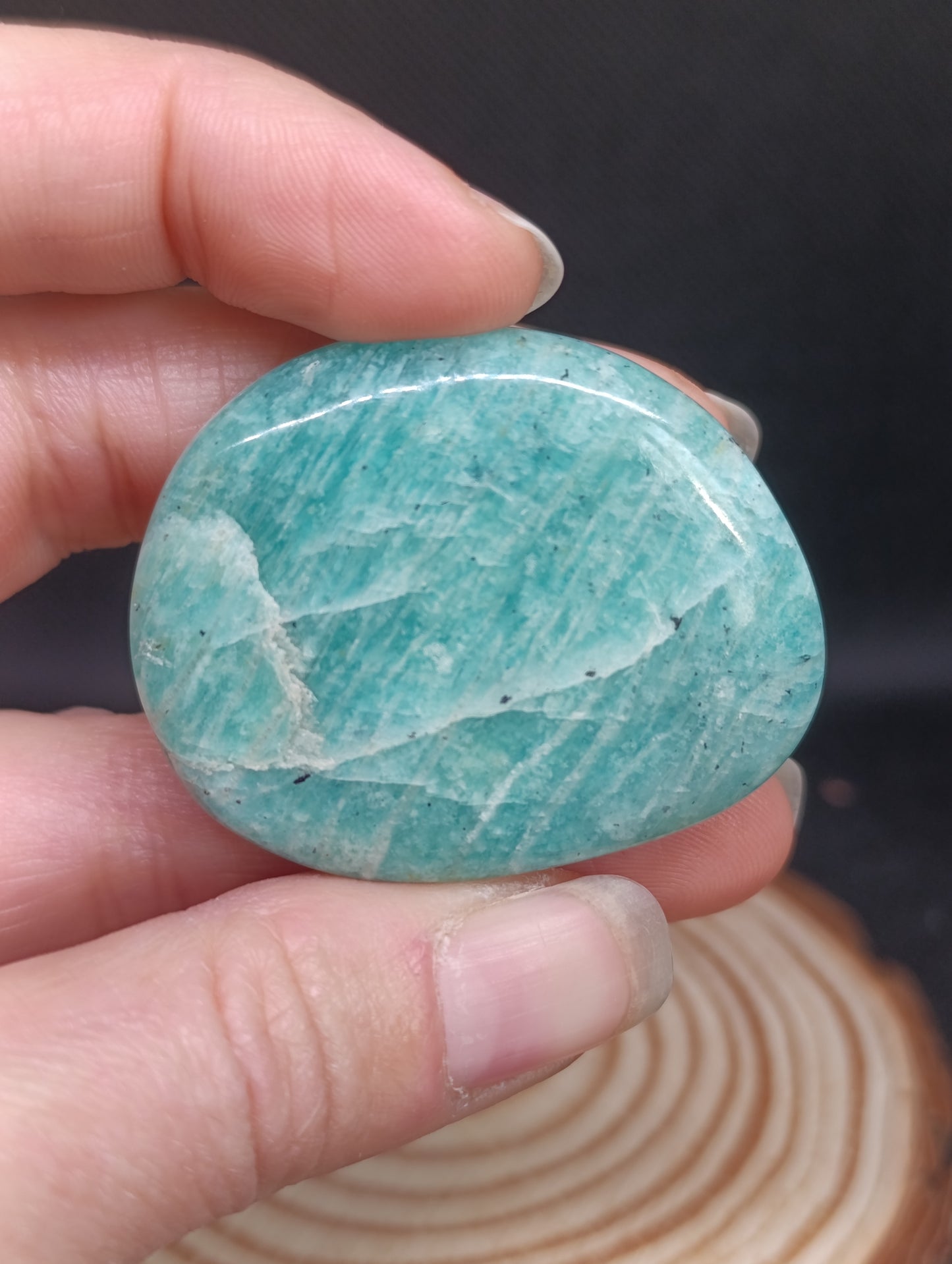 Pierre plate Amazonite