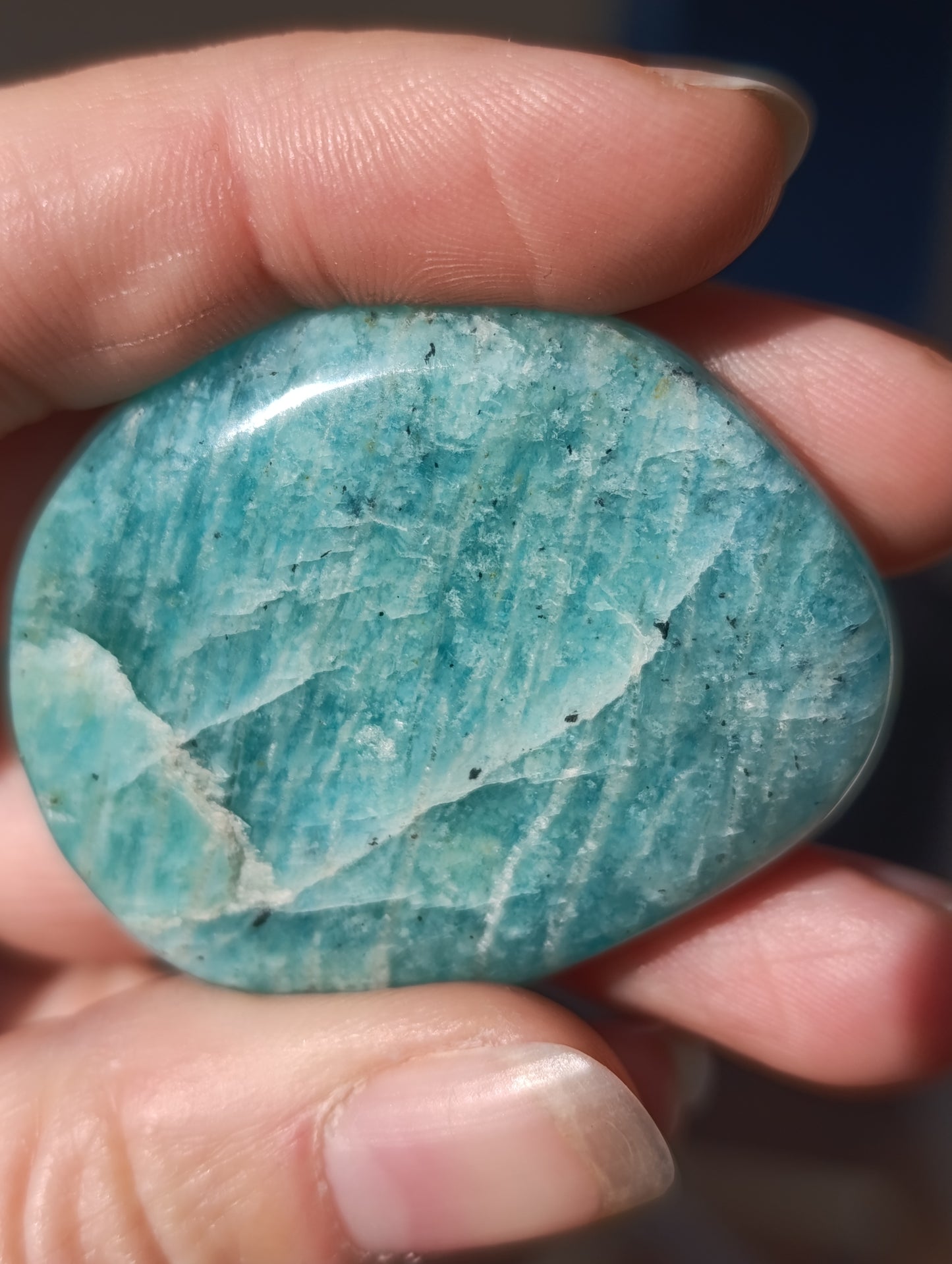 Pierre plate Amazonite