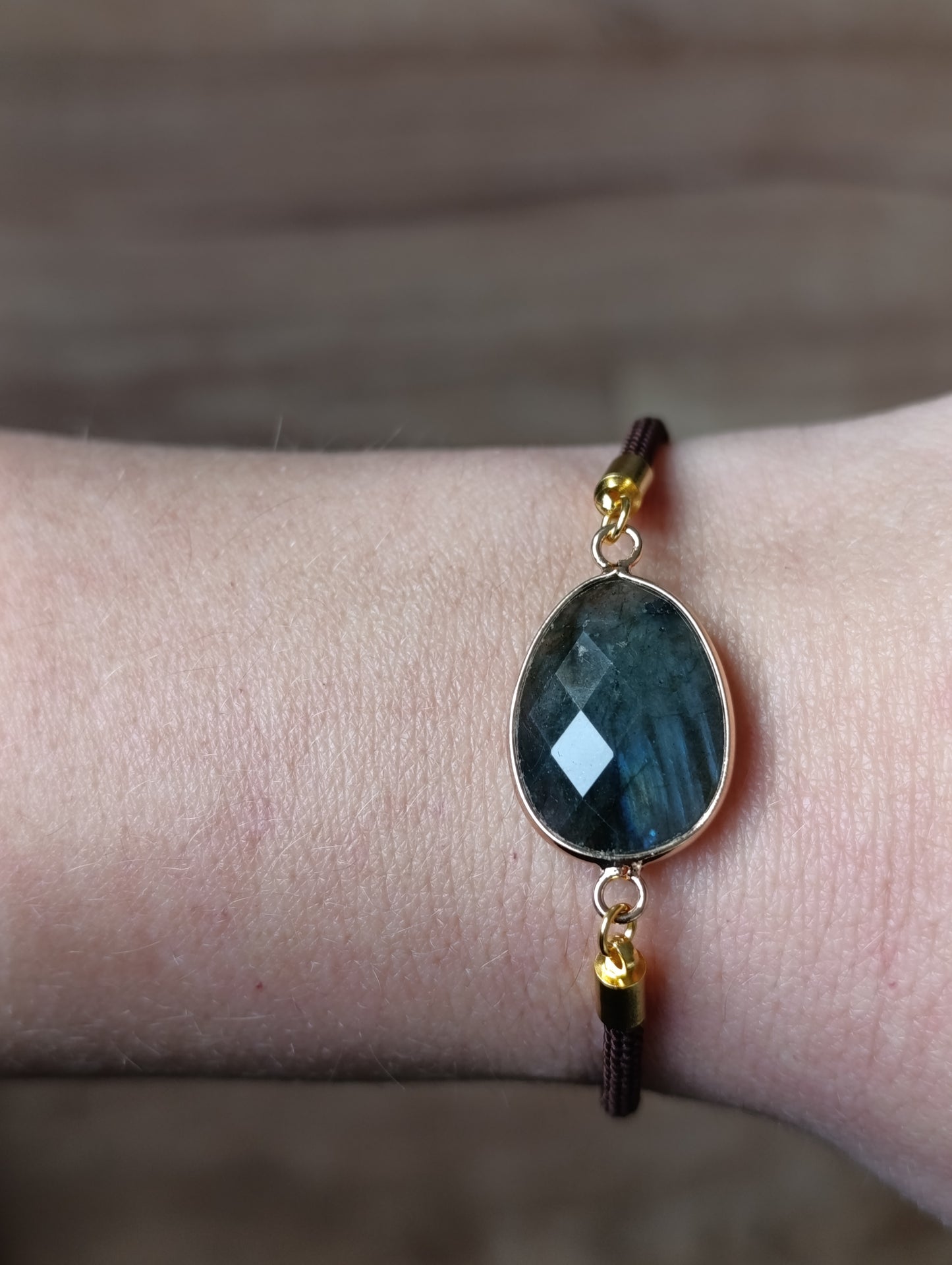 Bracelet réglable Labradorite