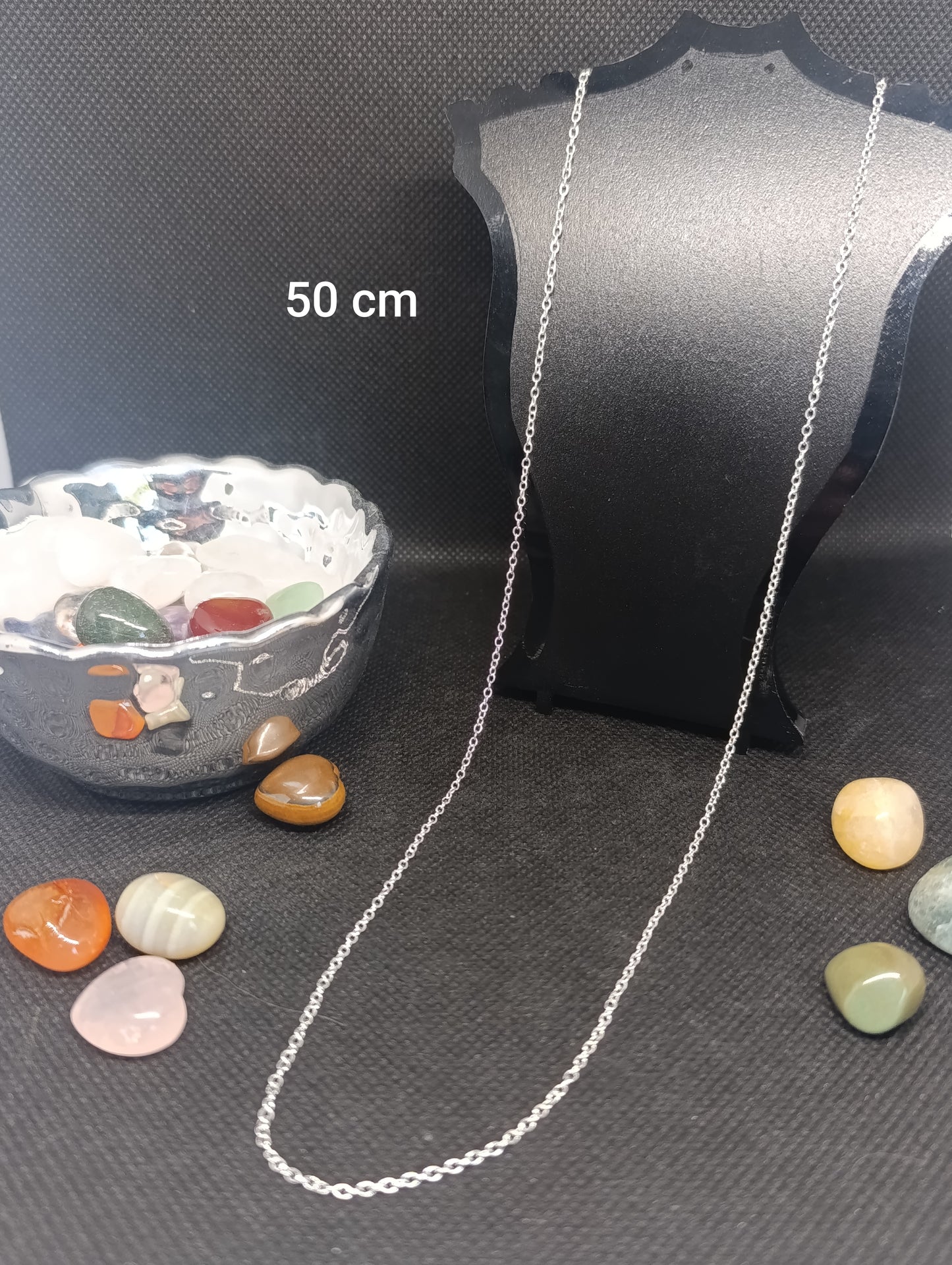 Pendentif rectangulaire Quartz rose