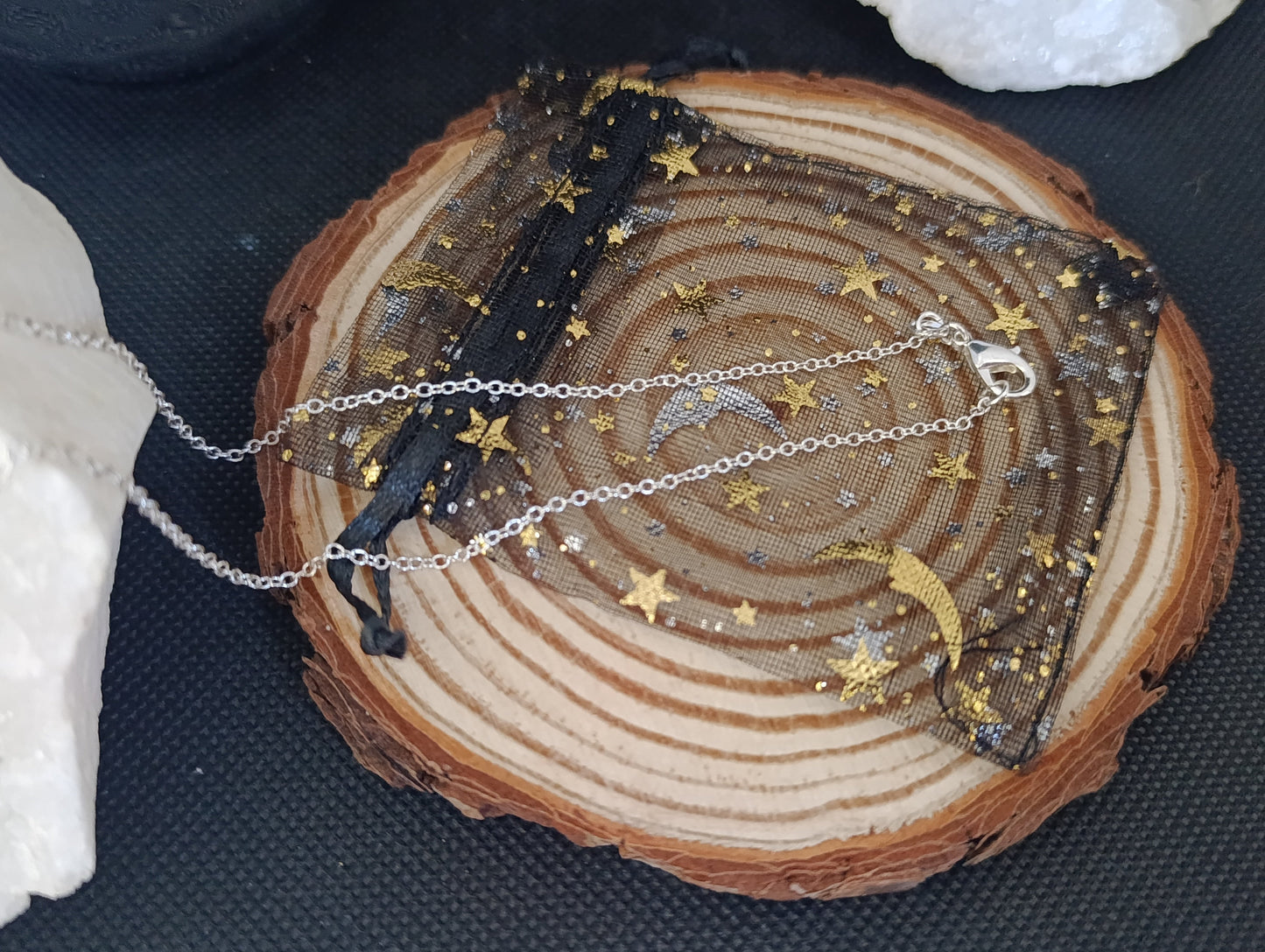 Chaine acier inoxydable finition argentée