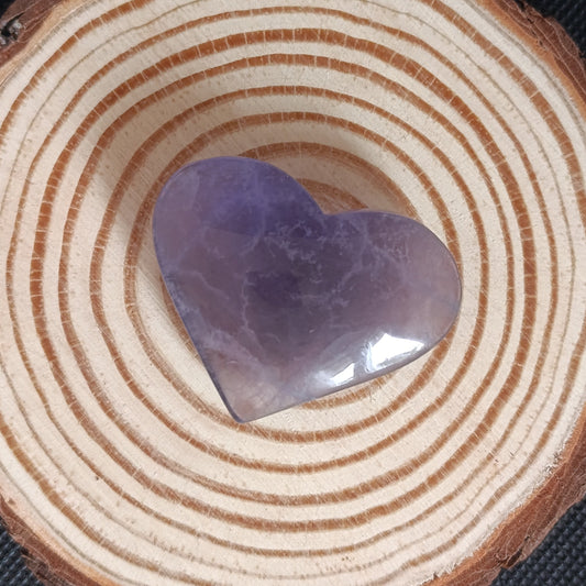 Cœur Fluorite bleue - Qualité AAA