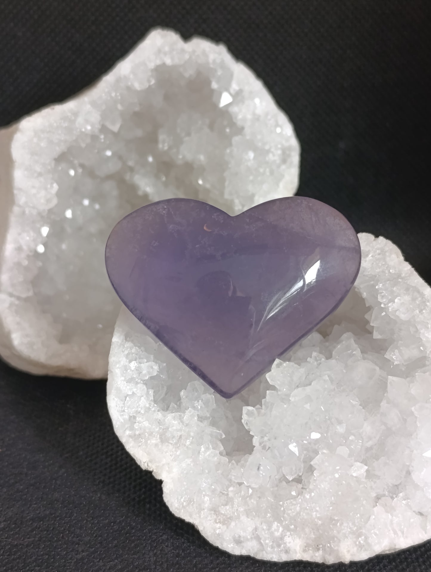 Cœur Fluorite bleue - Qualité AAA