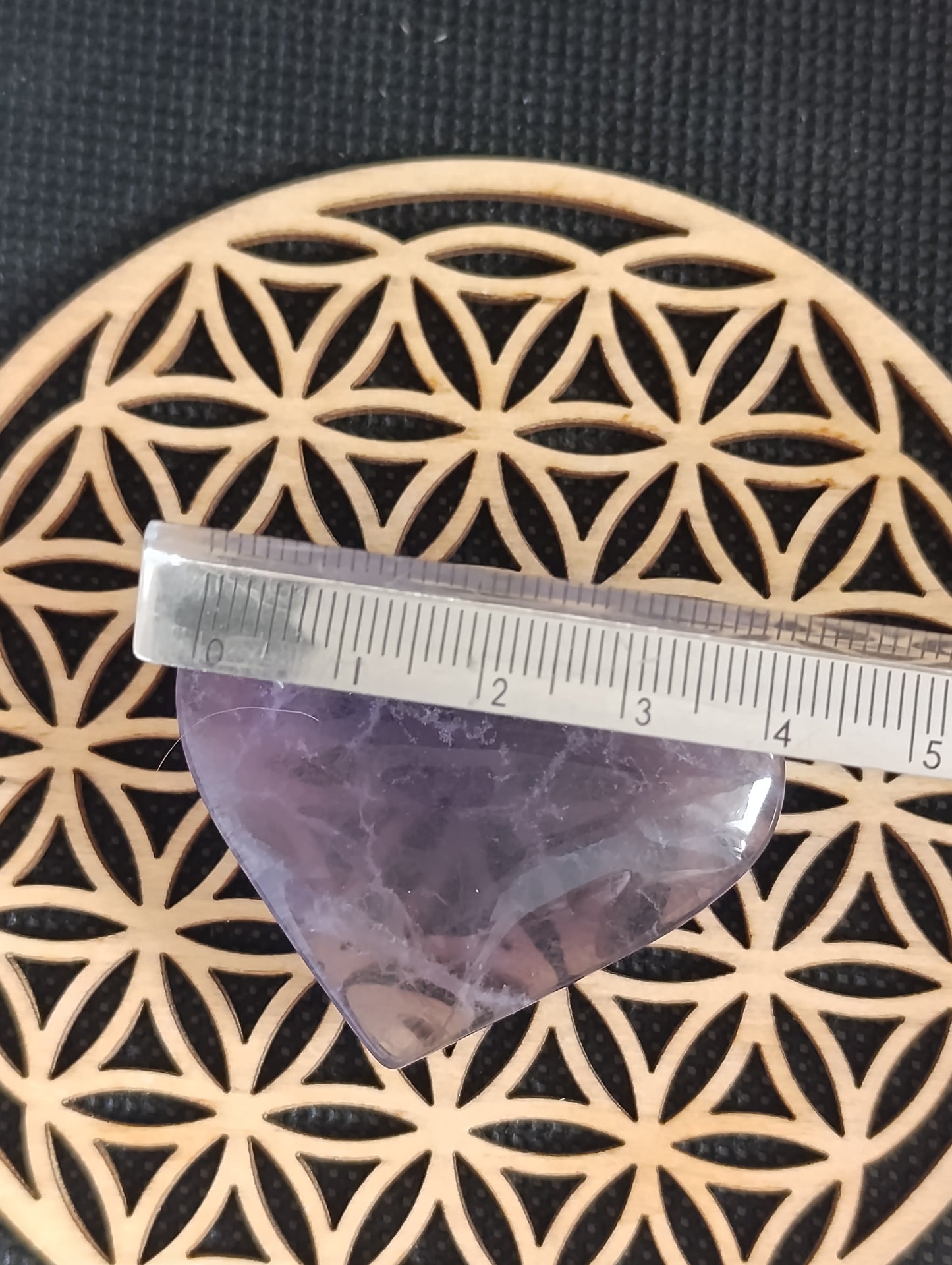 Cœur Fluorite bleue - Qualité AAA