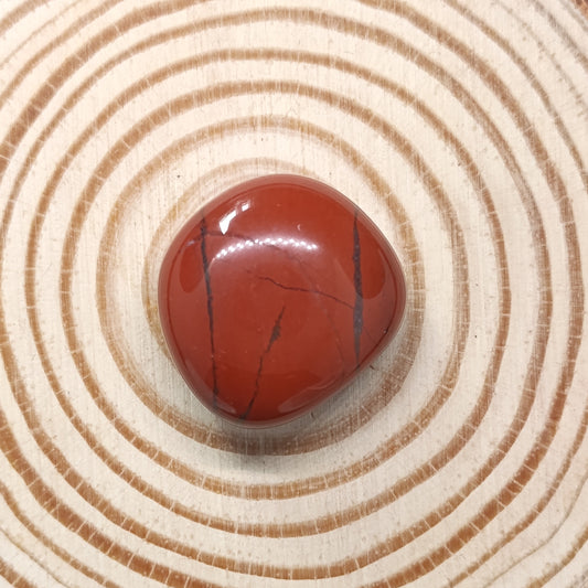Pierre roulée ronde Jaspe rouge