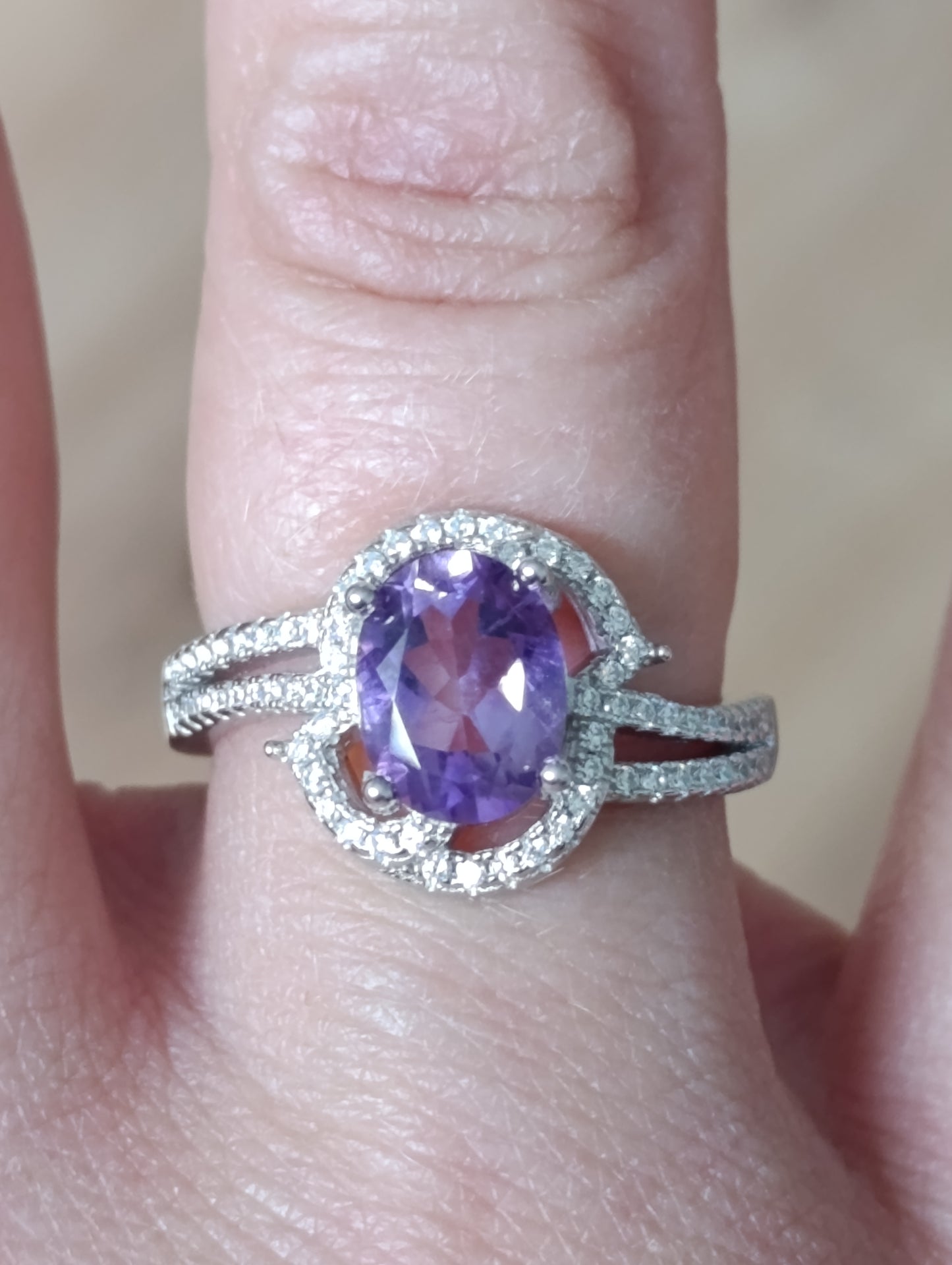 Bague Elyria - Argent 925 rhodié - Qualité AAA