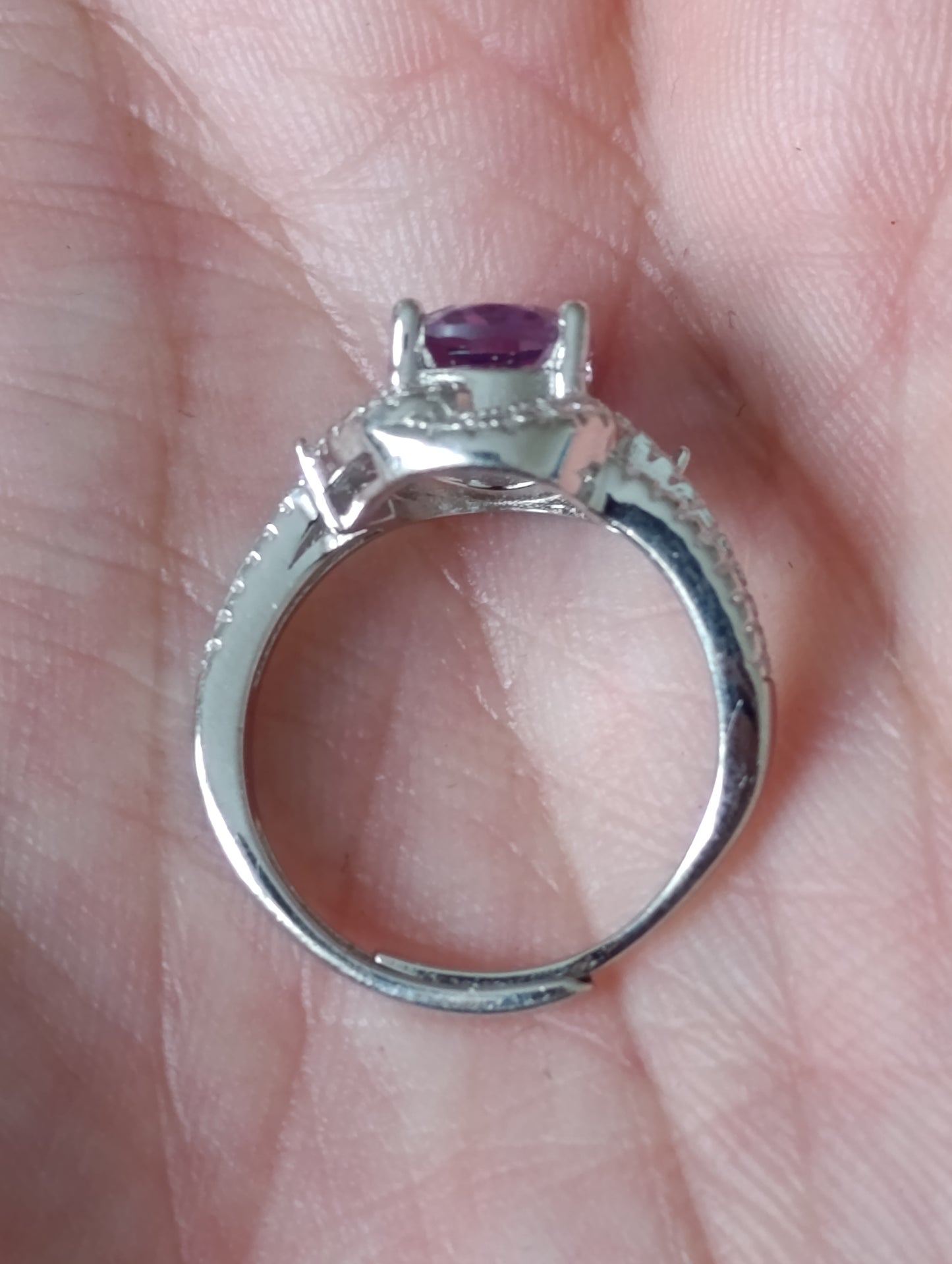 Bague Elyria - Argent 925 rhodié - Qualité AAA