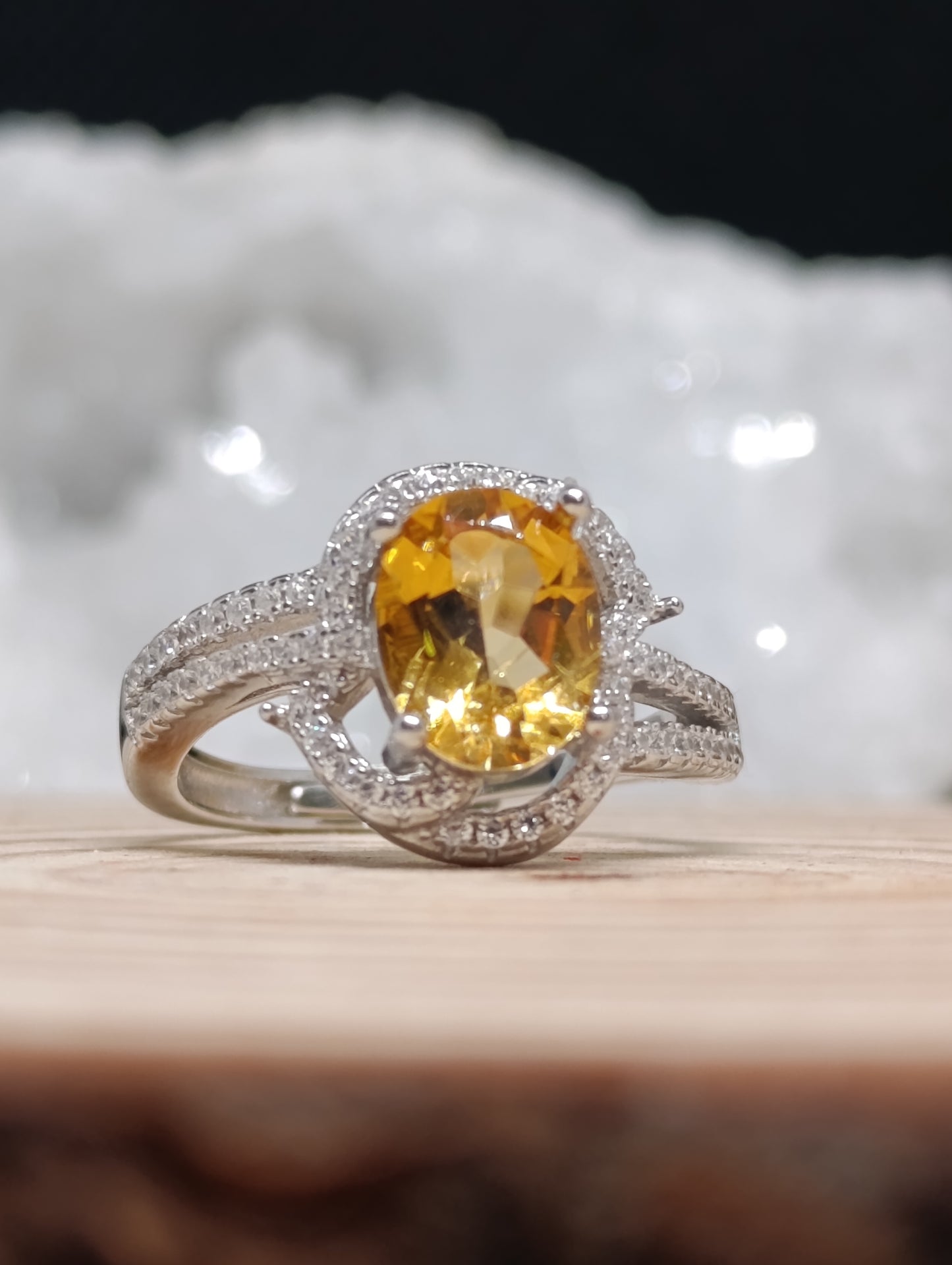 Bague Elyria - Argent 925 rhodié - Qualité AAA
