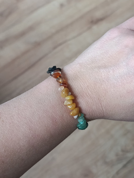 Bracelet baroque 7 chakras