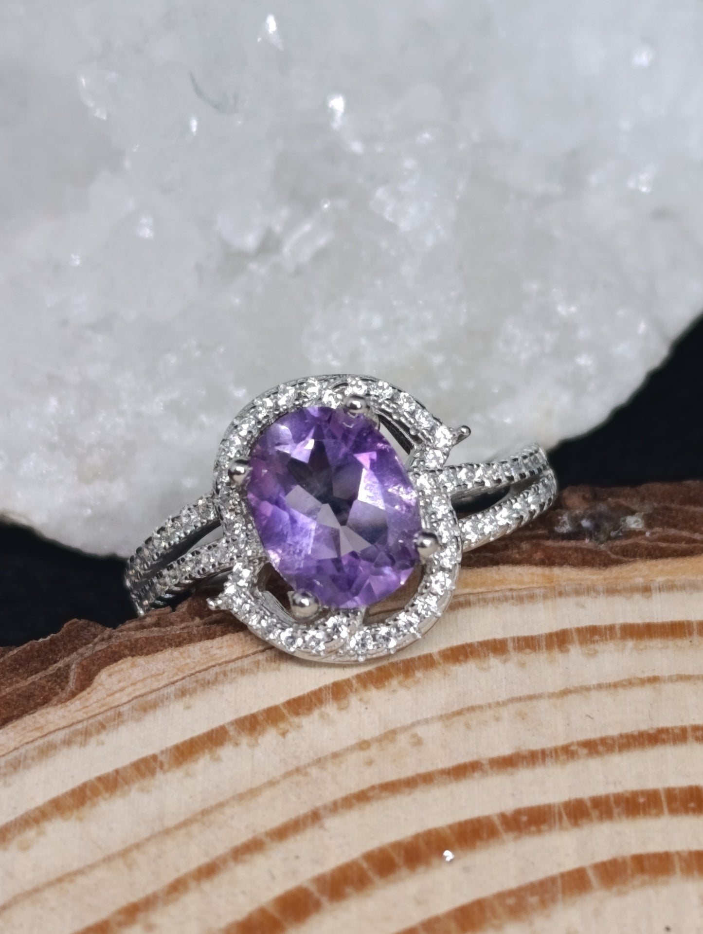 Bague Elyria - Argent 925 rhodié - Qualité AAA
