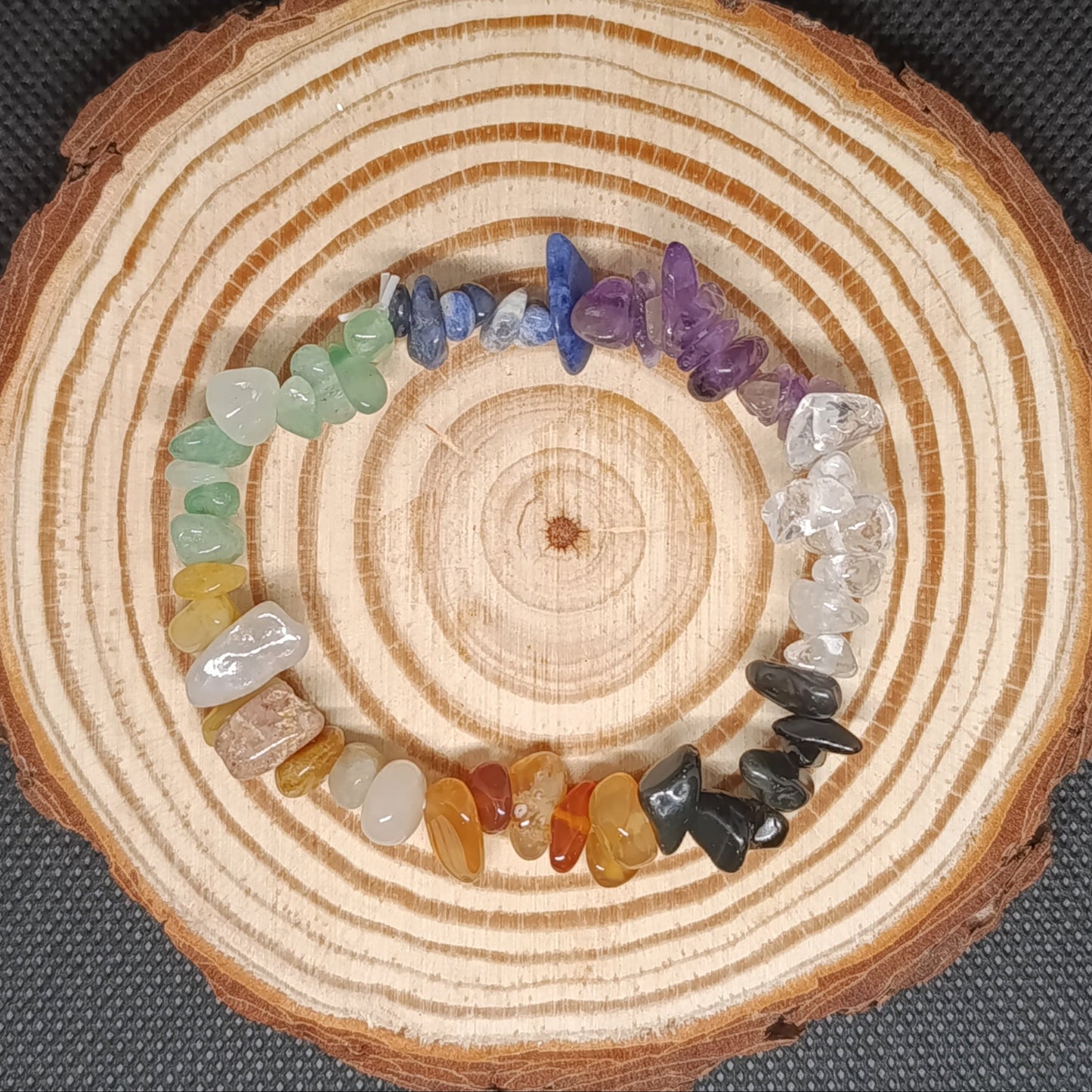 Bracelet baroque 7 chakras