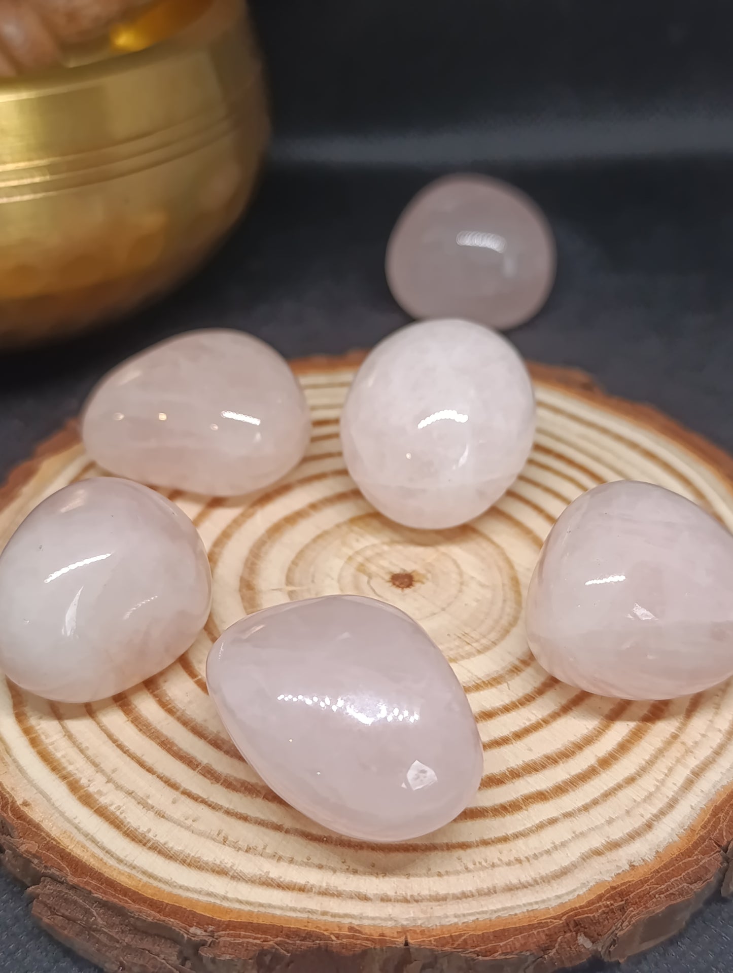 Pierre Roulée Quartz Rose
