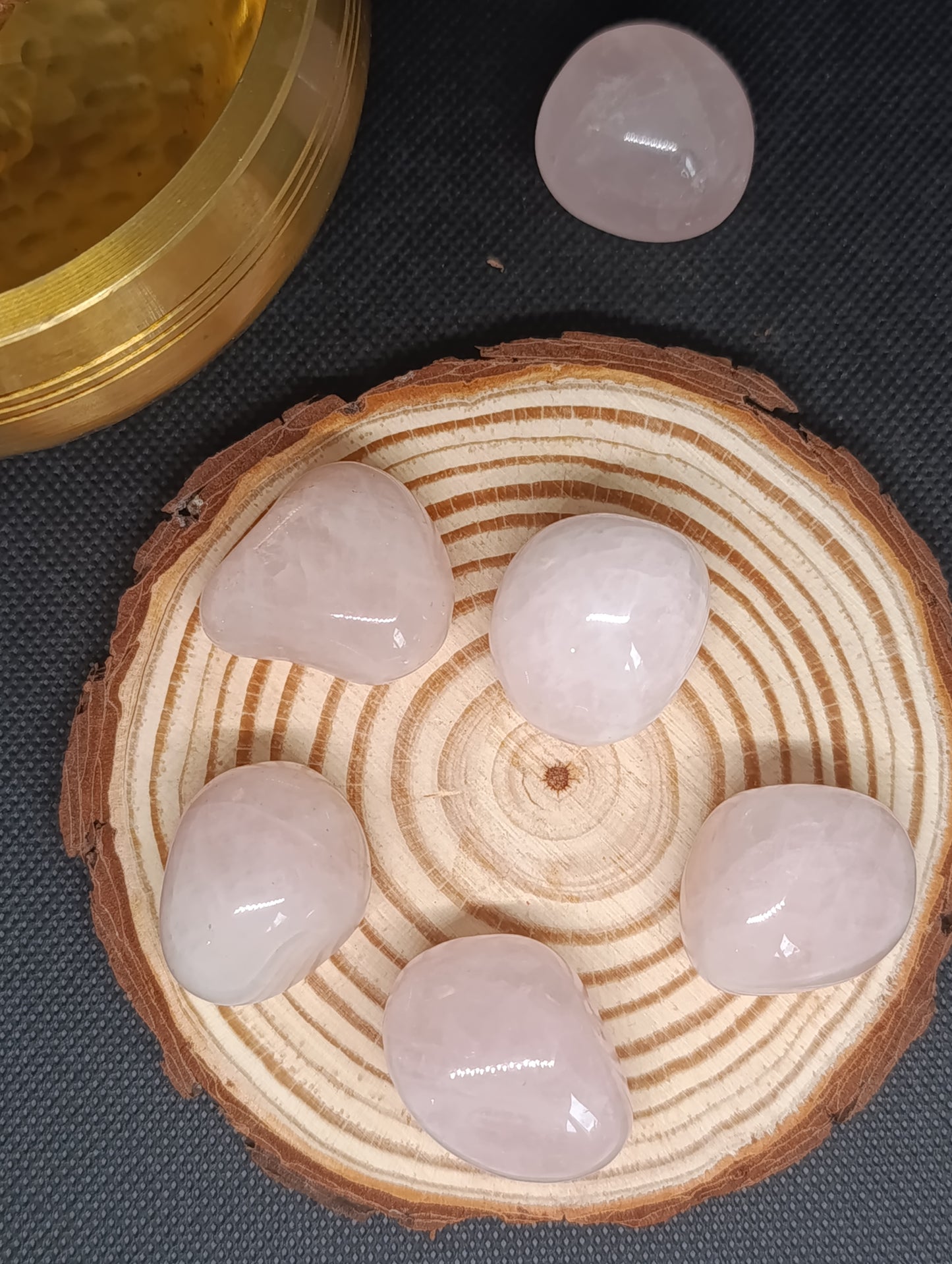 Pierre Roulée Quartz Rose