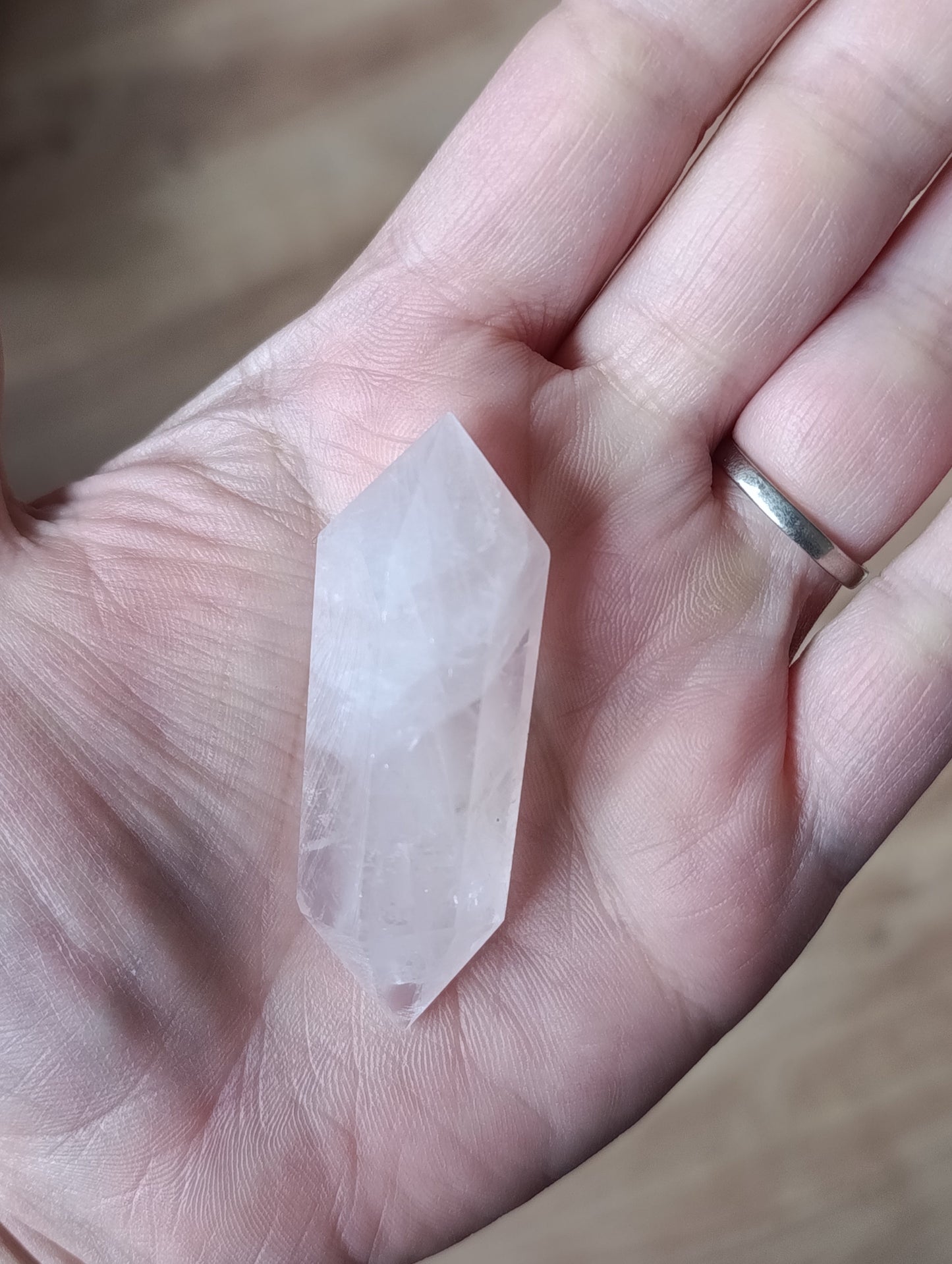Pointe Quartz rose- Qualité AA