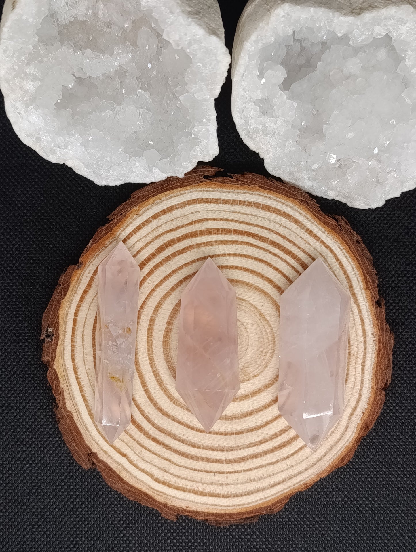 Pointe Quartz rose- Qualité AA