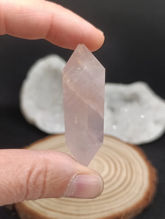 Pointe Quartz rose- Qualité AA