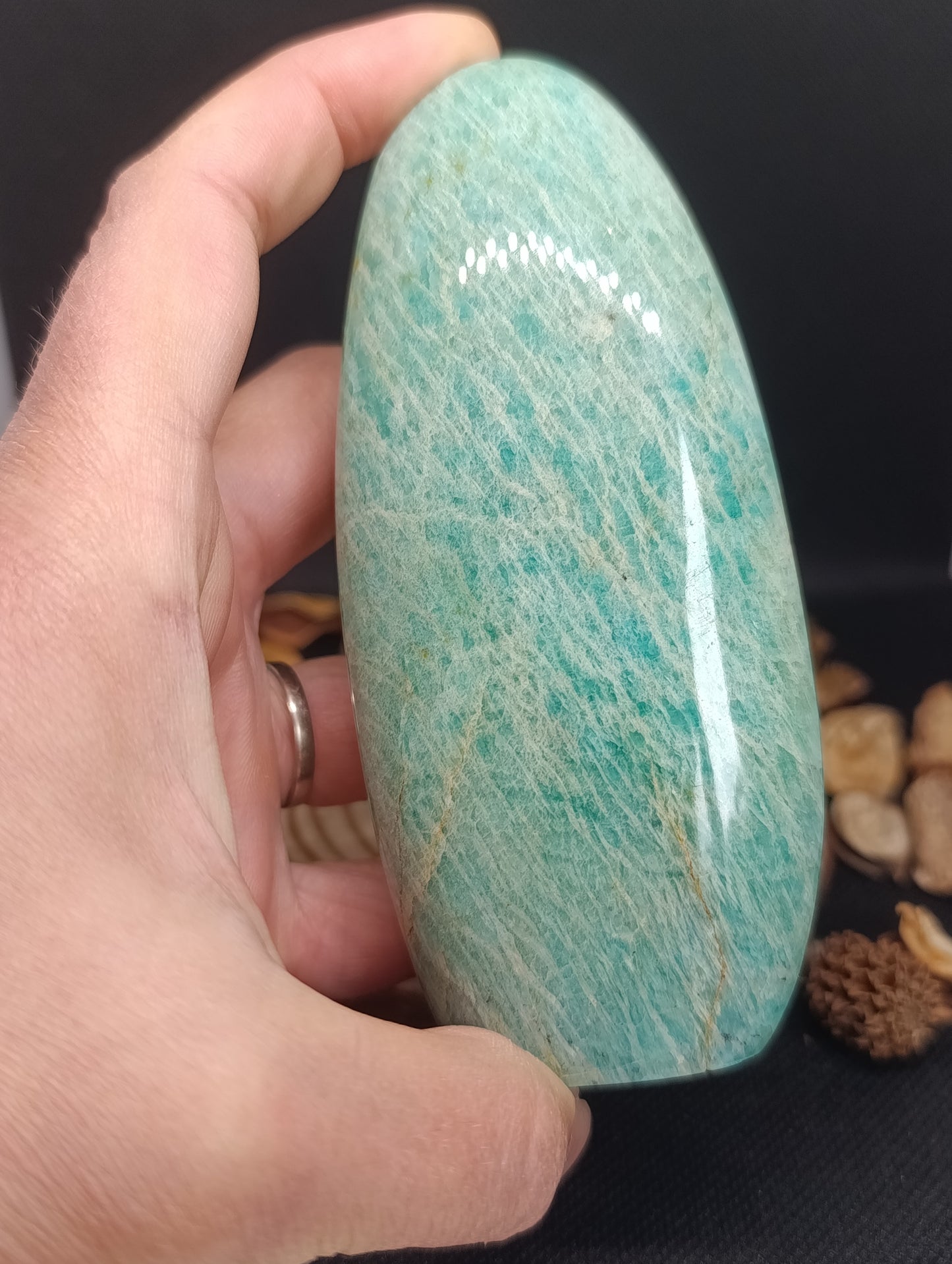 Forme libre Amazonite - 367gr