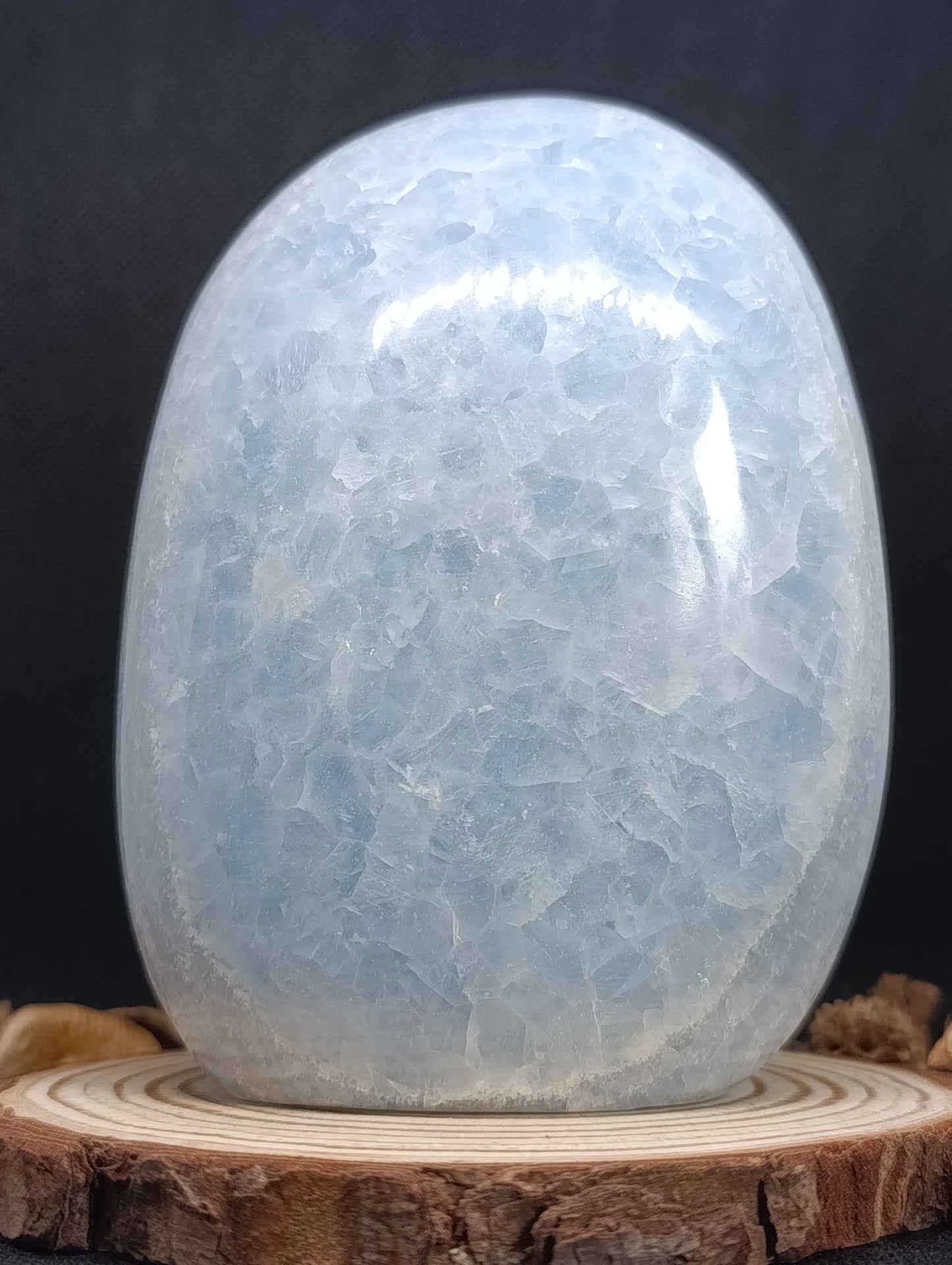 Forme libre Calcite bleue - 814gr