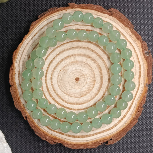 Collier boule Aventurine verte 8mm