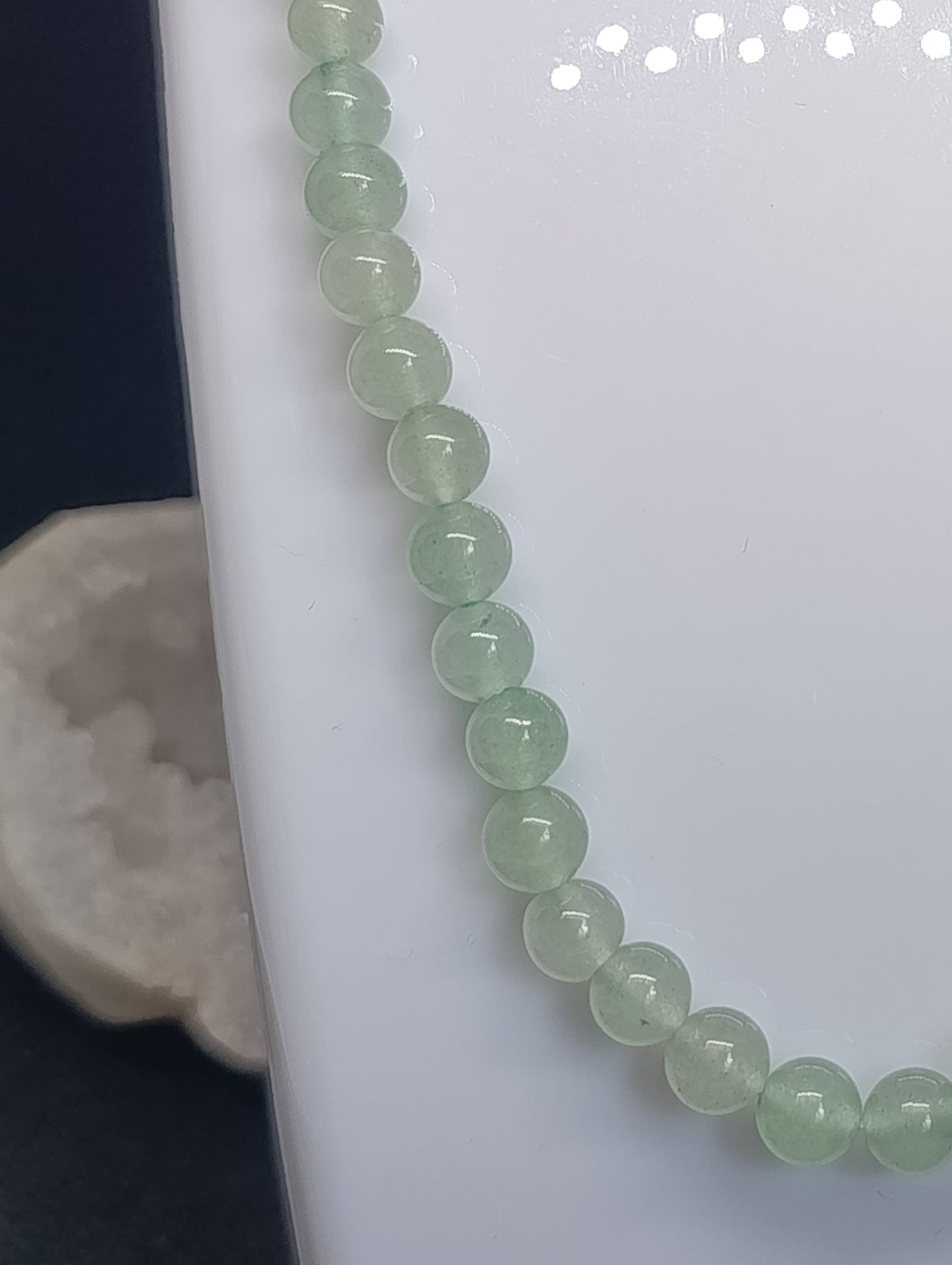 Collier boule Aventurine verte 6mm