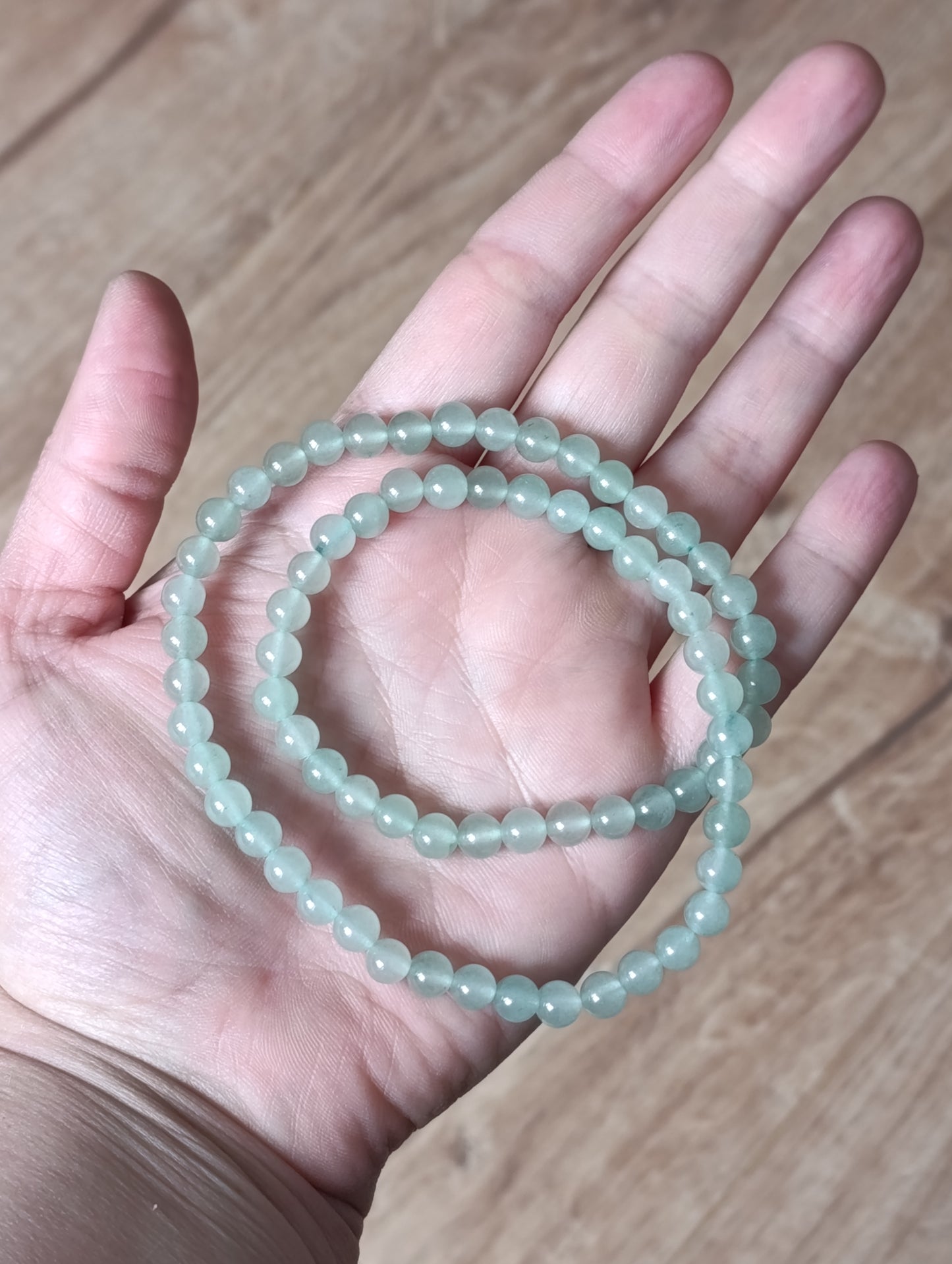 Collier boule Aventurine verte 6mm