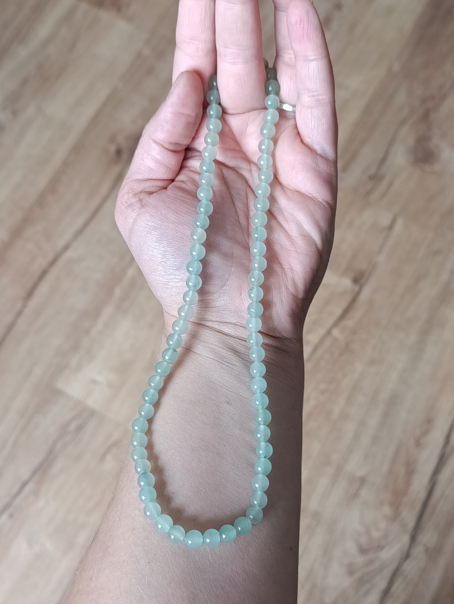 Collier boule Aventurine verte 6mm