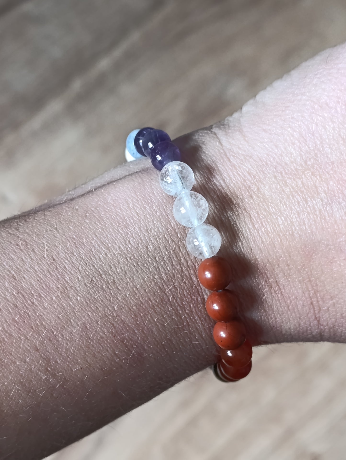Bracelet boule 7 chakras 8mm