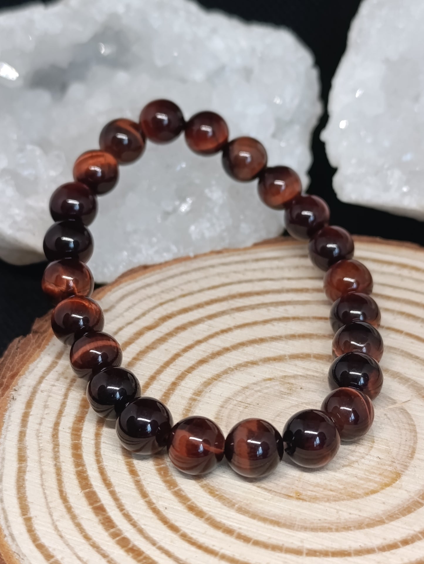 Bracelet boule Oeil de taureau 8mm - Qualité AA