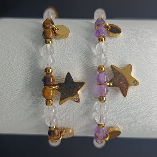 Bracelet breloque étoilé