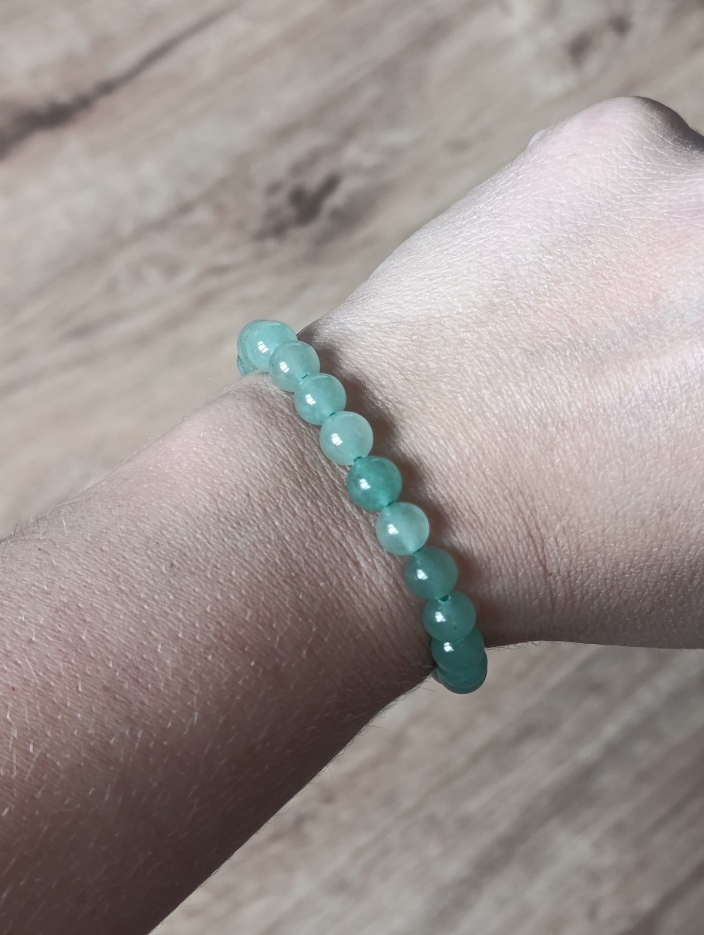 Bracelet boule Aventurine verte 8mm (qualité AB)