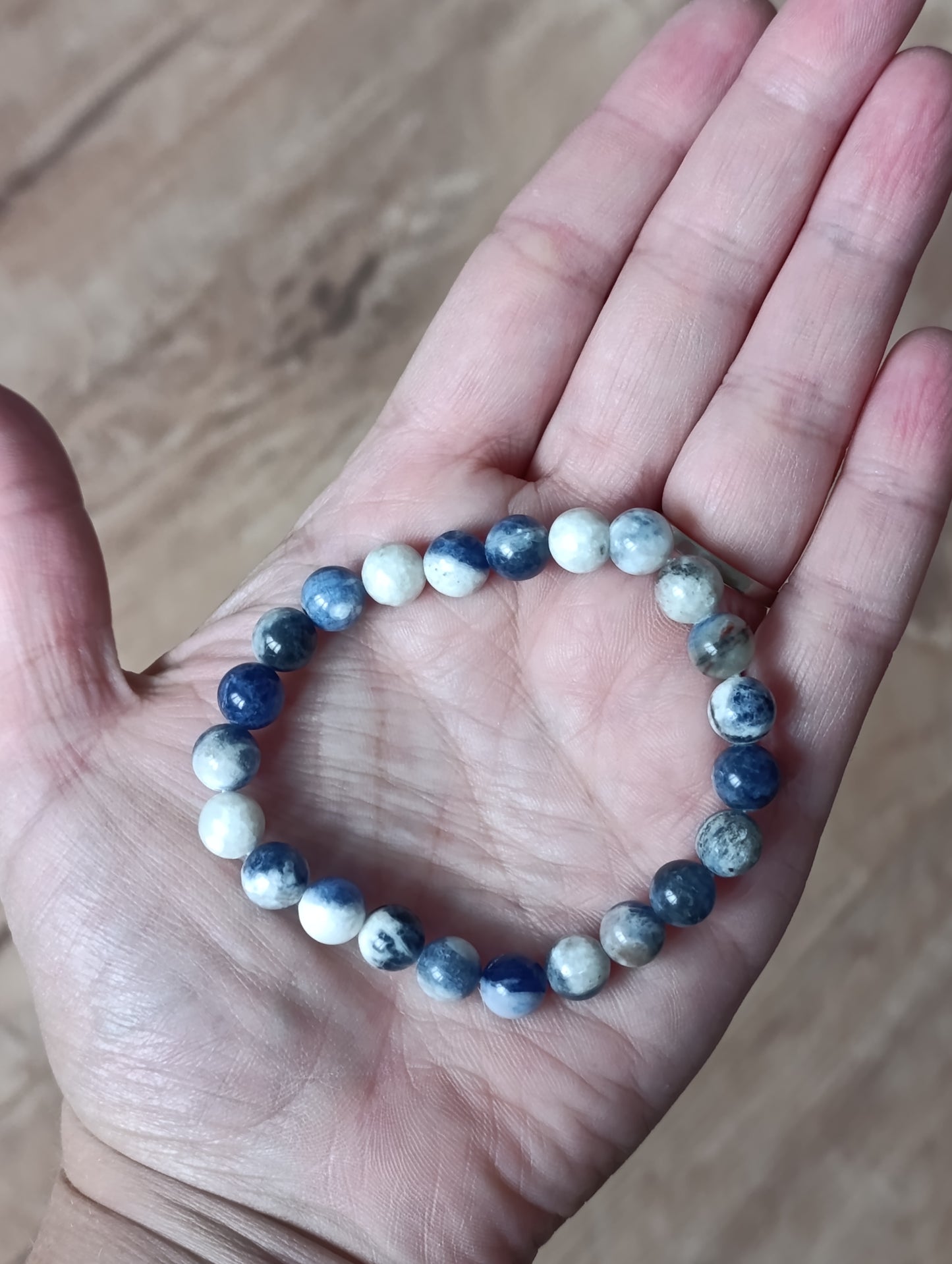 Bracelet boule Sodalite 8mm