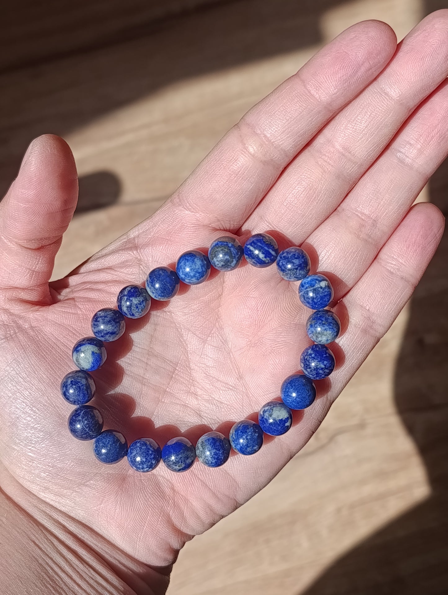 Bracelet boule Lapis-Lazuli 10mm