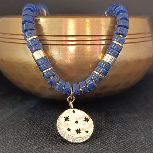 Collier étoilé Lapis Lazuli