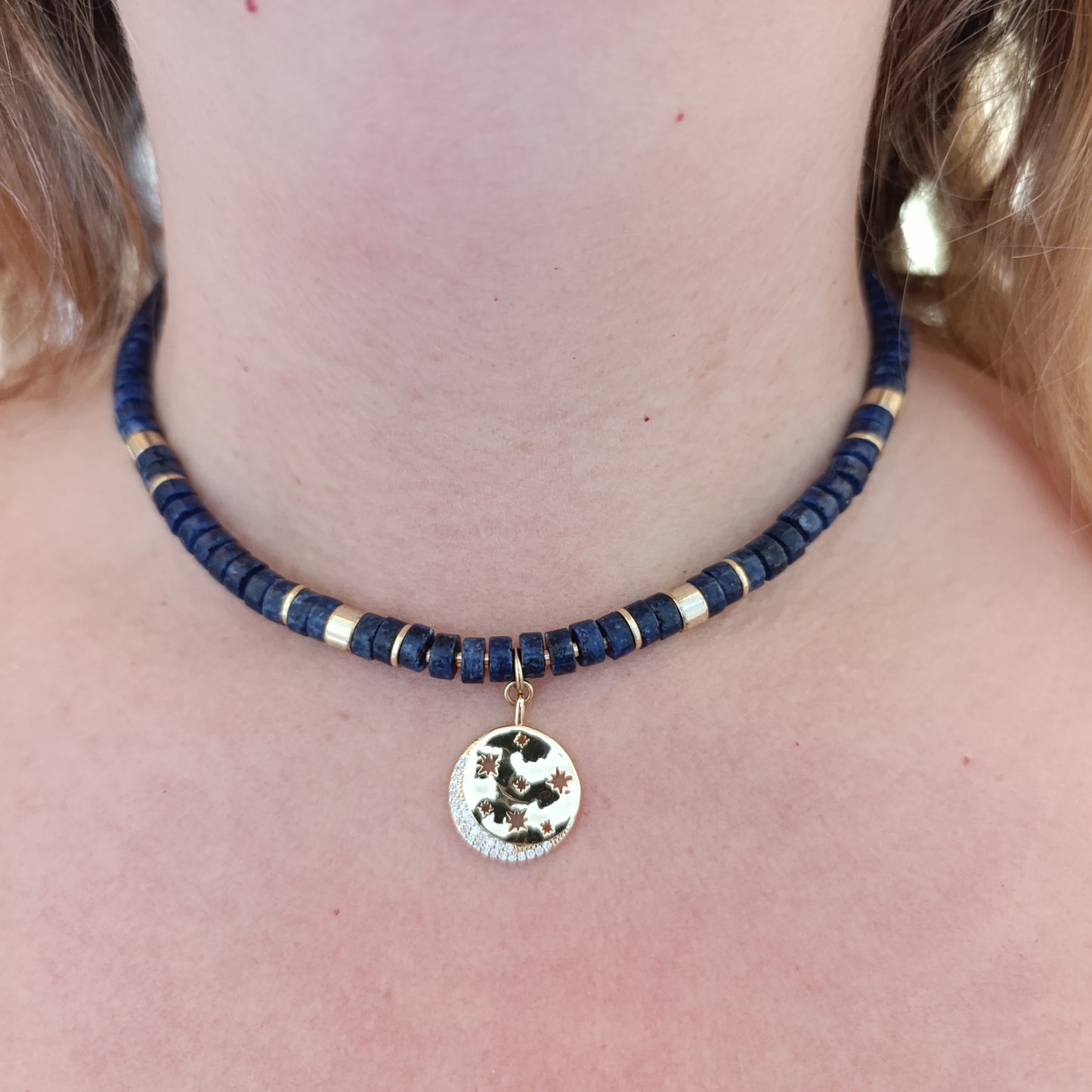Collier étoilé Lapis Lazuli