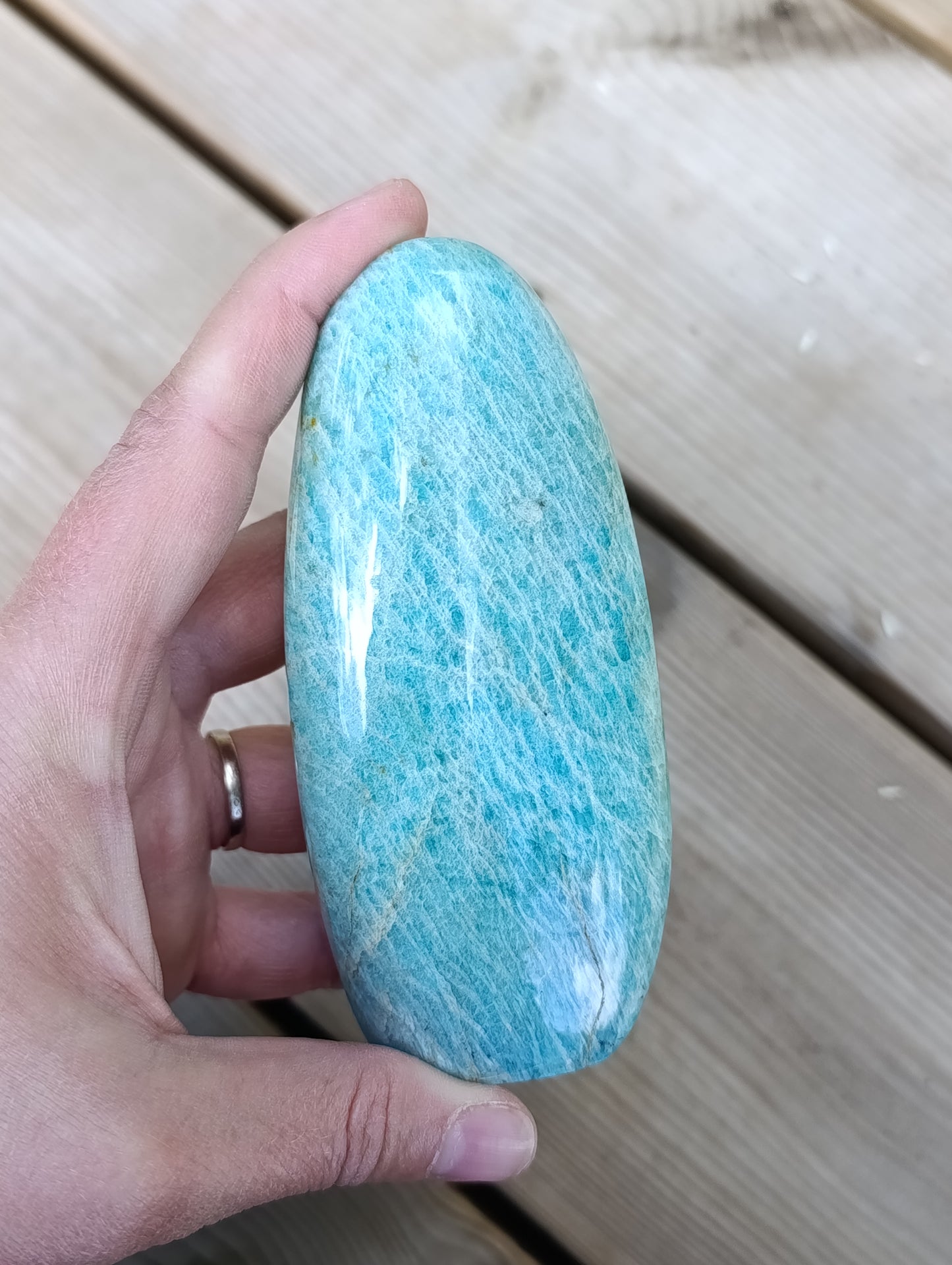 Forme libre Amazonite - 367gr