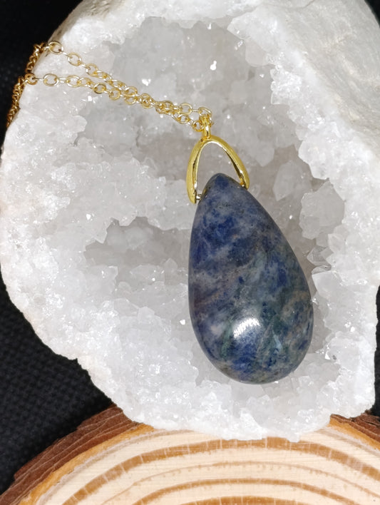 Collier goutte ronde - Chaine 60cm