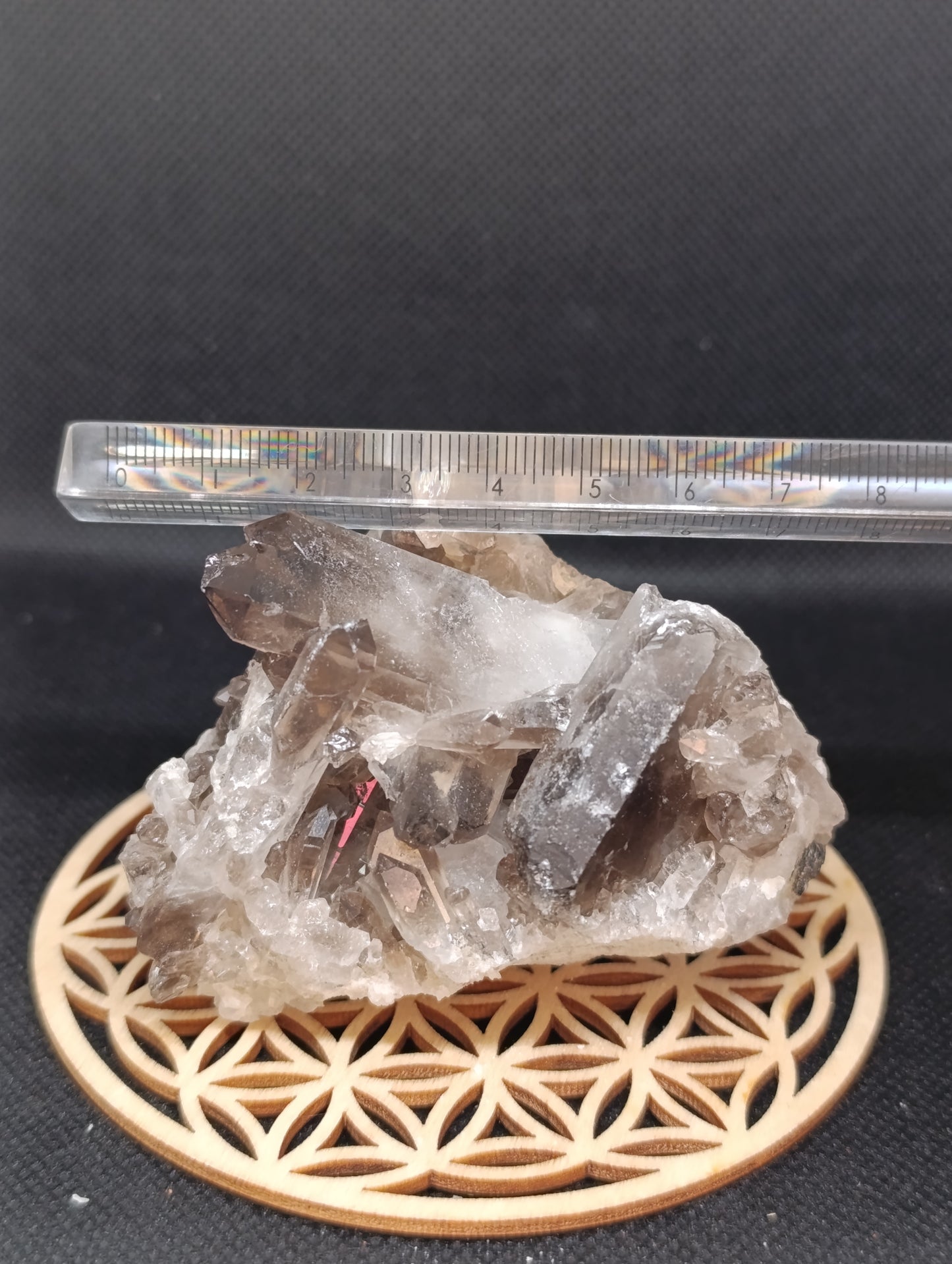 Druse quartz fumé - 220gr