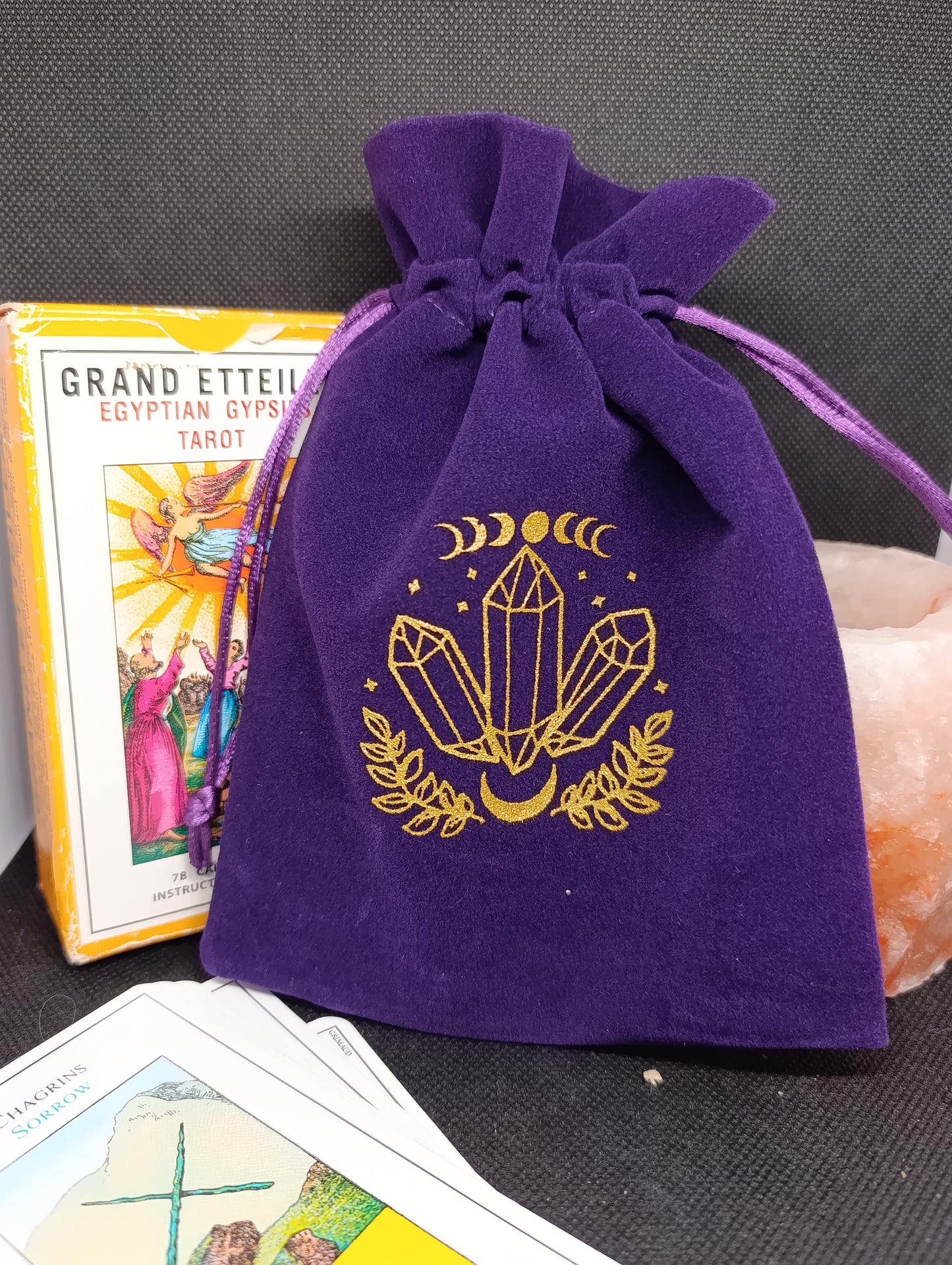 Pochette de rangement en velours