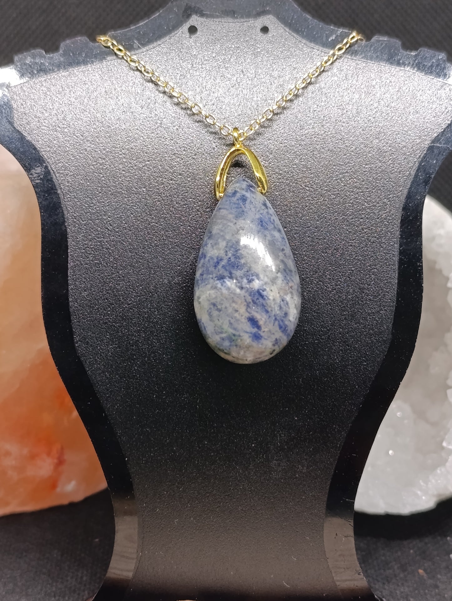 Collier goutte ronde - Chaine 60cm