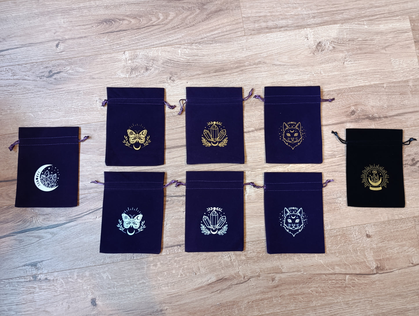 Pochette de rangement en velours