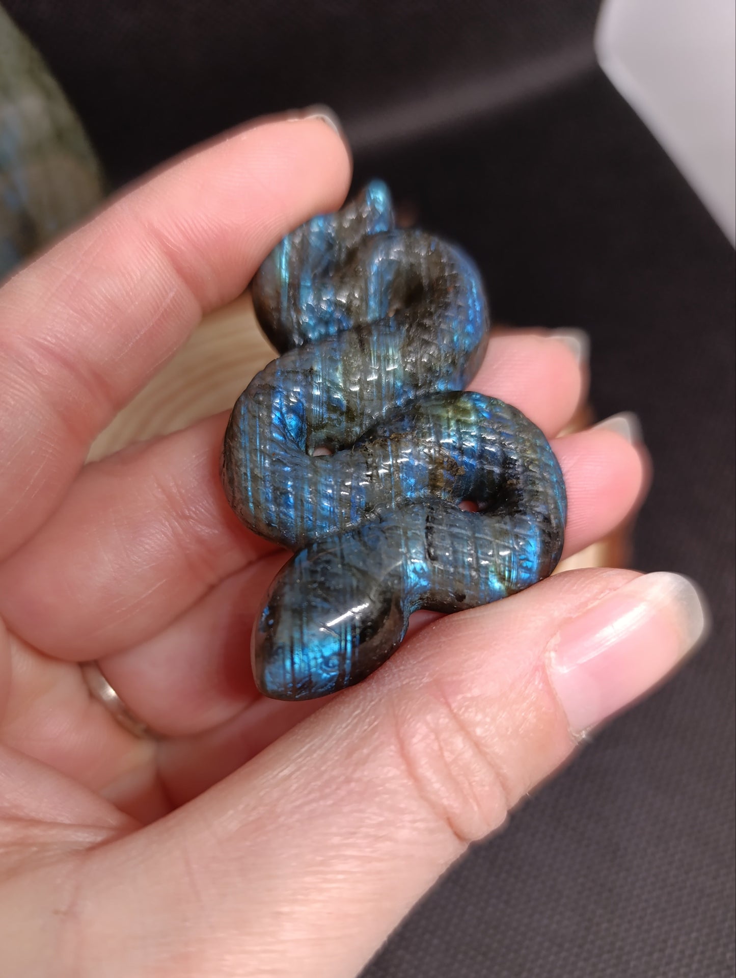 Serpent labradorite - Qualité AA+