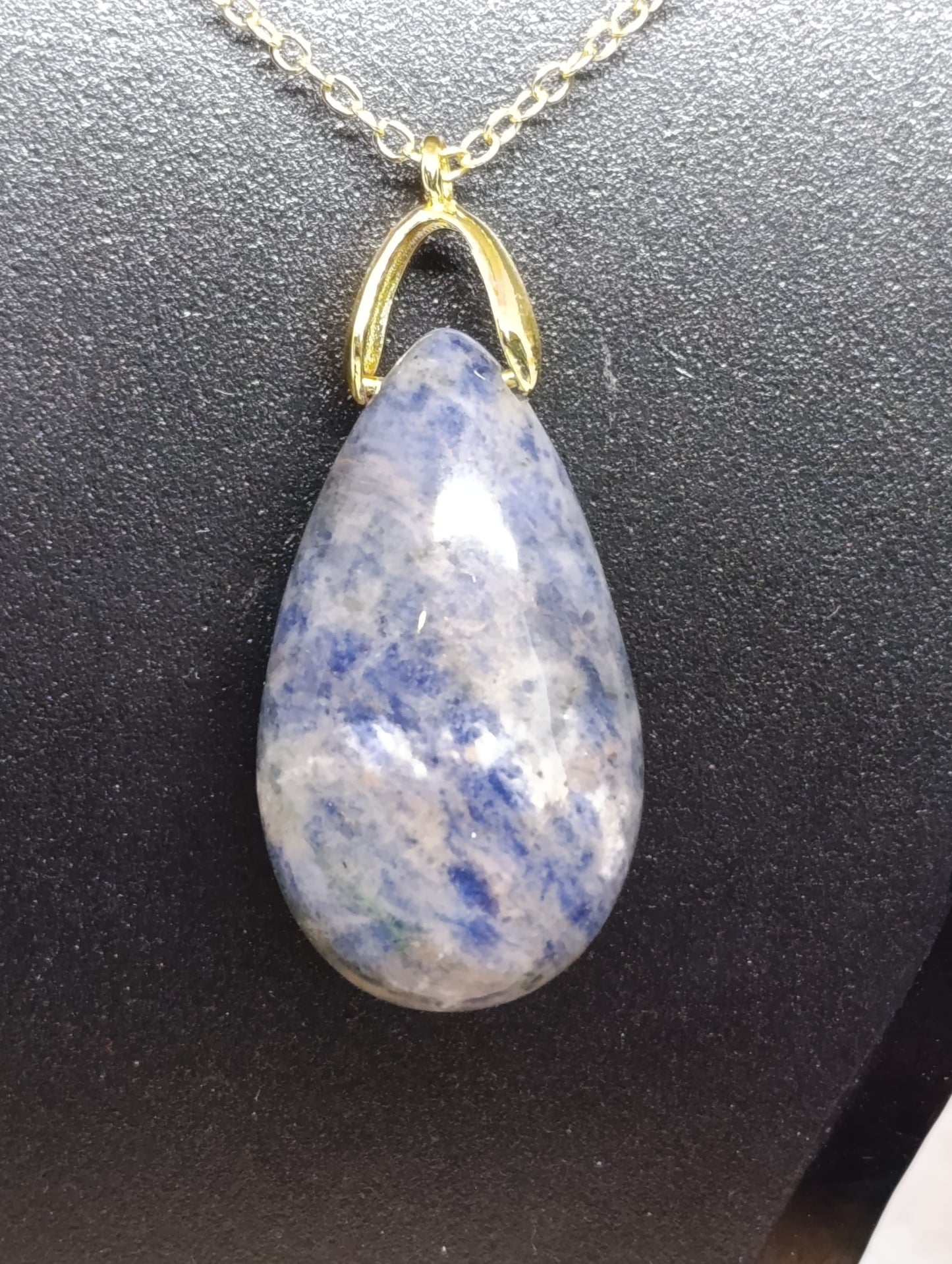 Collier goutte ronde - Chaine 60cm