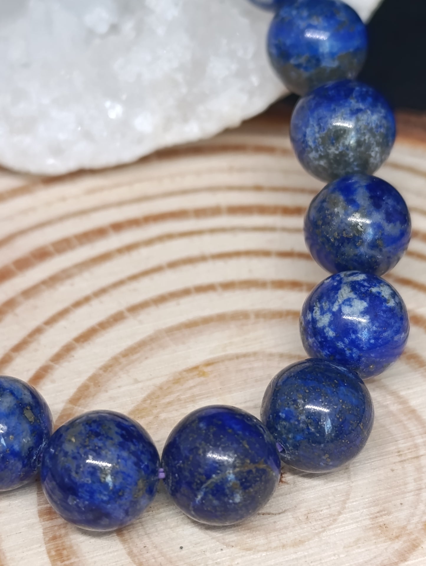 Bracelet boule Lapis-Lazuli 10mm