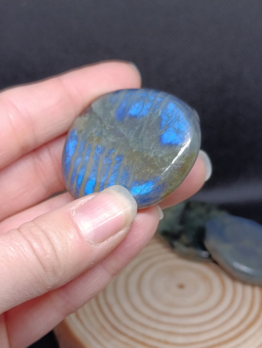 Pierre plate Labradorite bleue - Qualité AA
